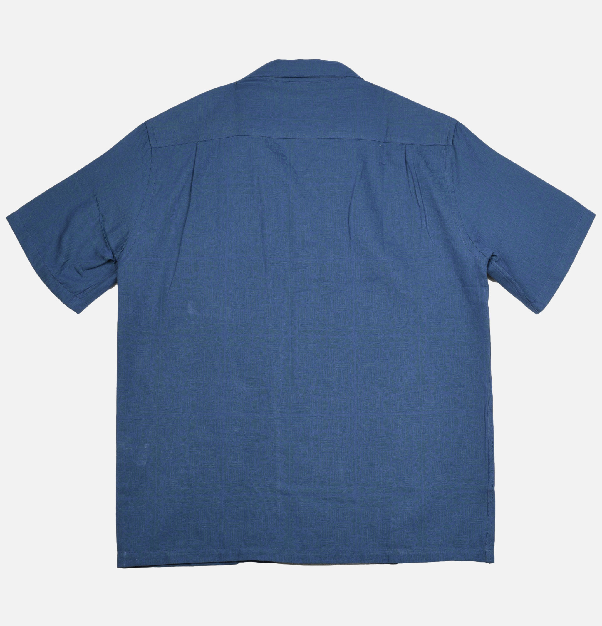 Portuguese Flannel Chemise Message Bleu