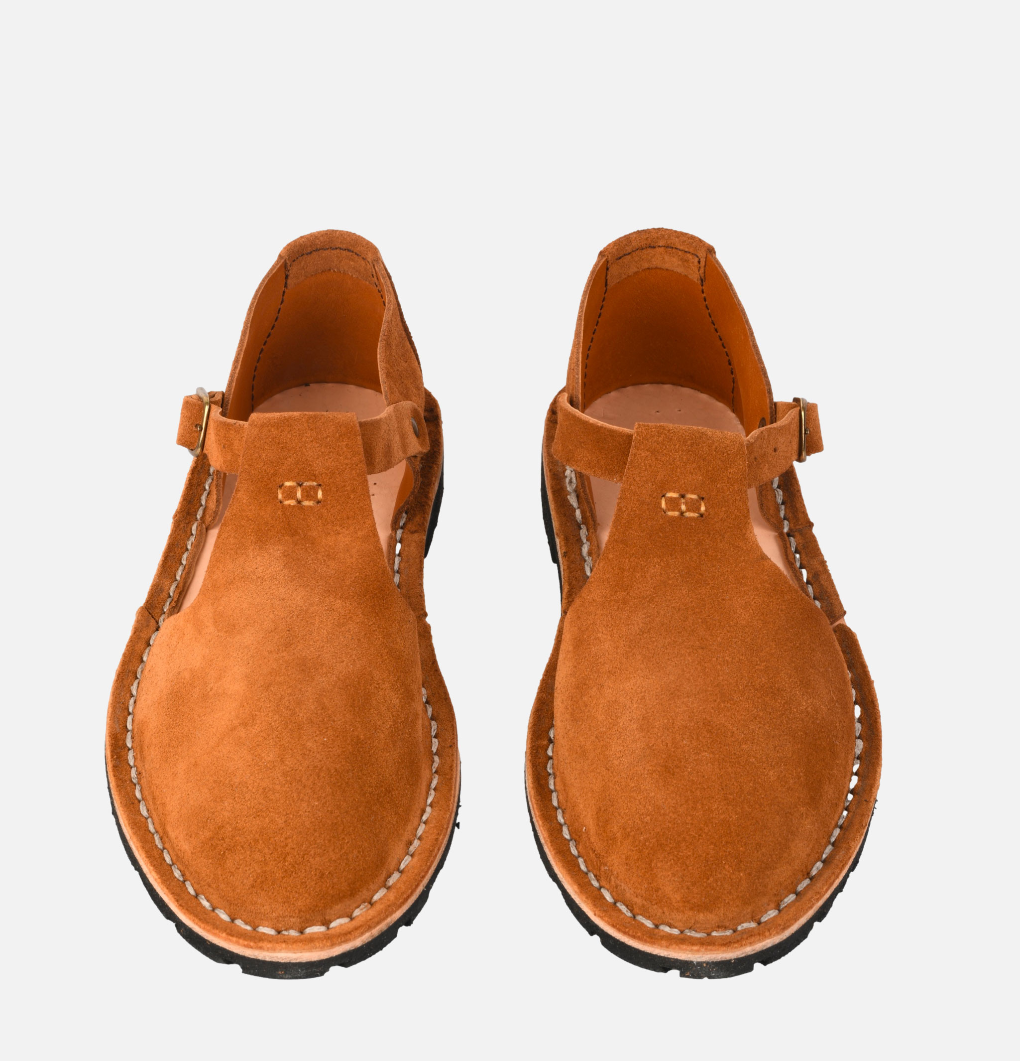 Steve Mono 10/12 Artisanal Sandal Cognac