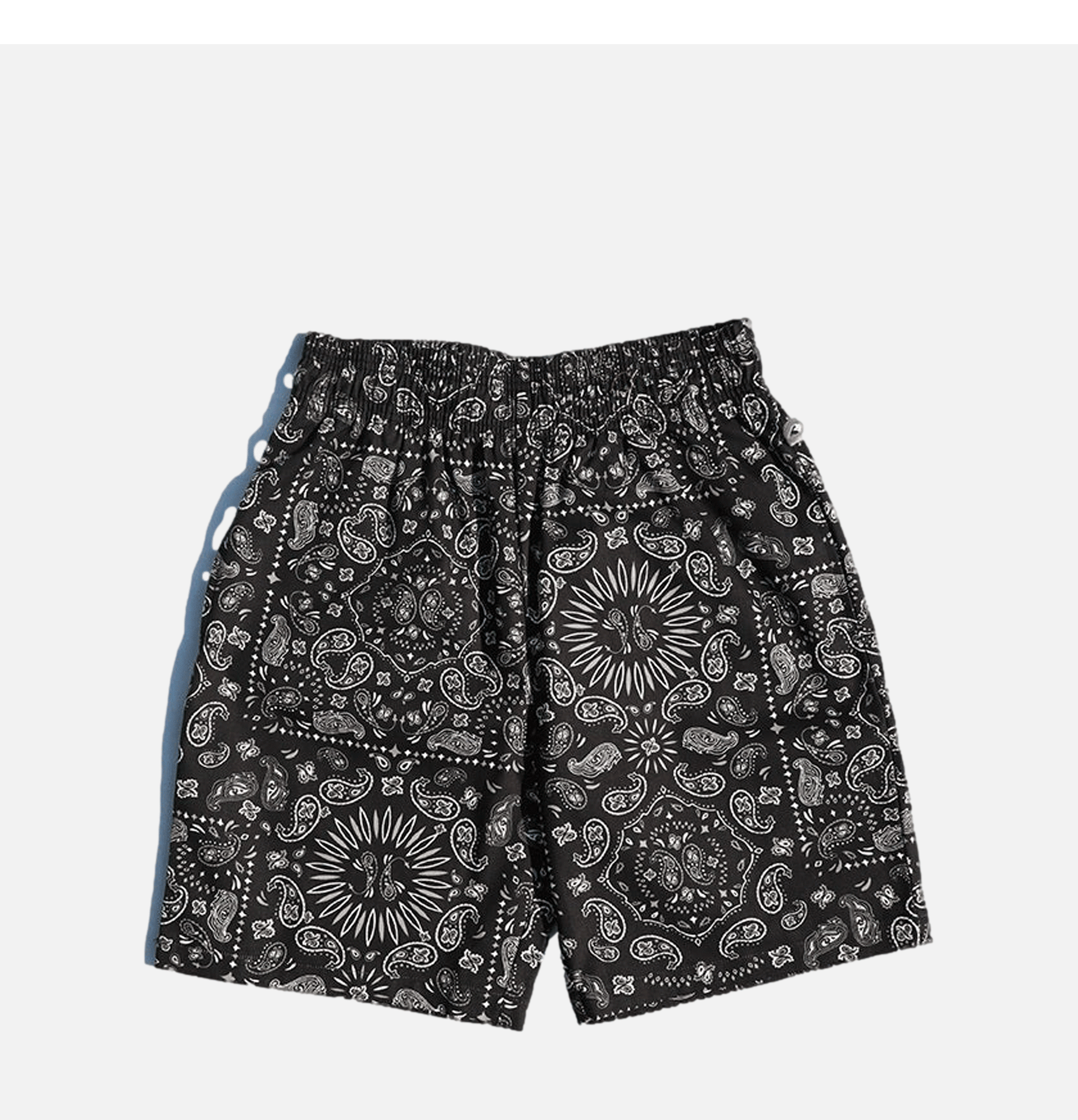 Waiters Short Paisley Black