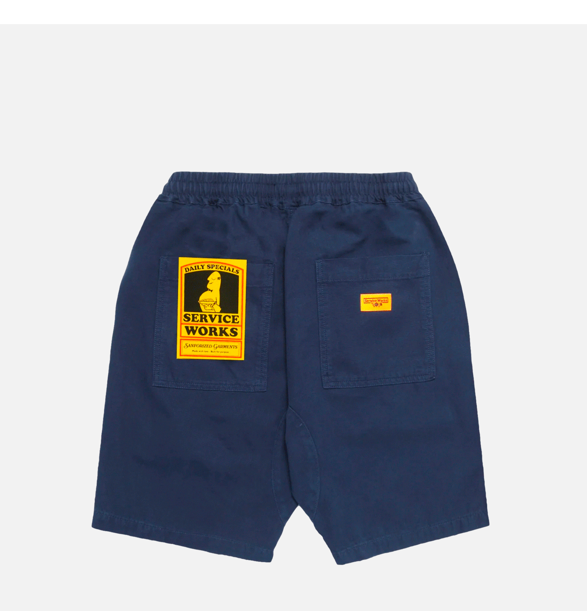 Service Works | Chef Short | Navy | Shop Royalcheese Paris