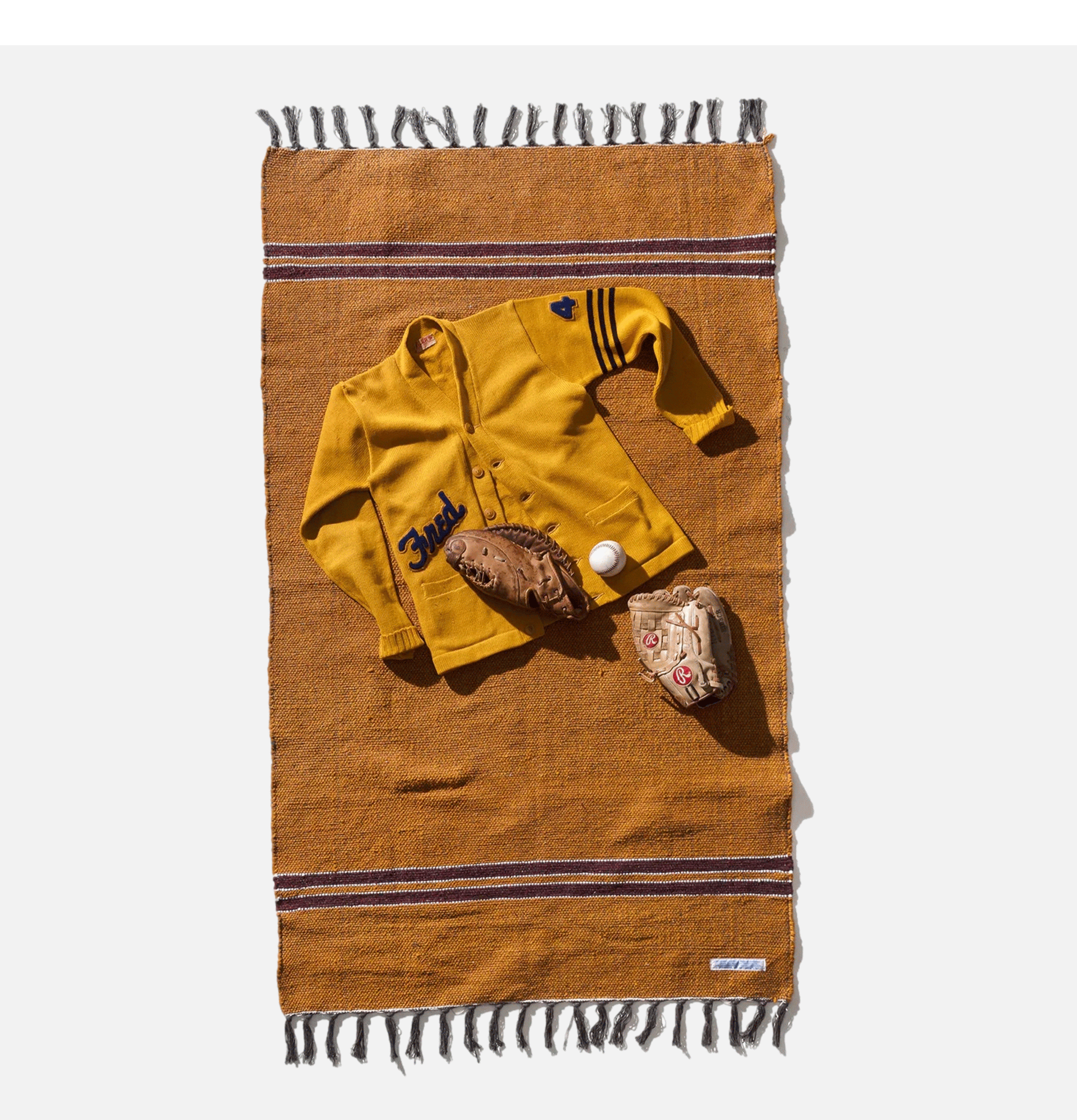 Tapis College Puebco Moutarde