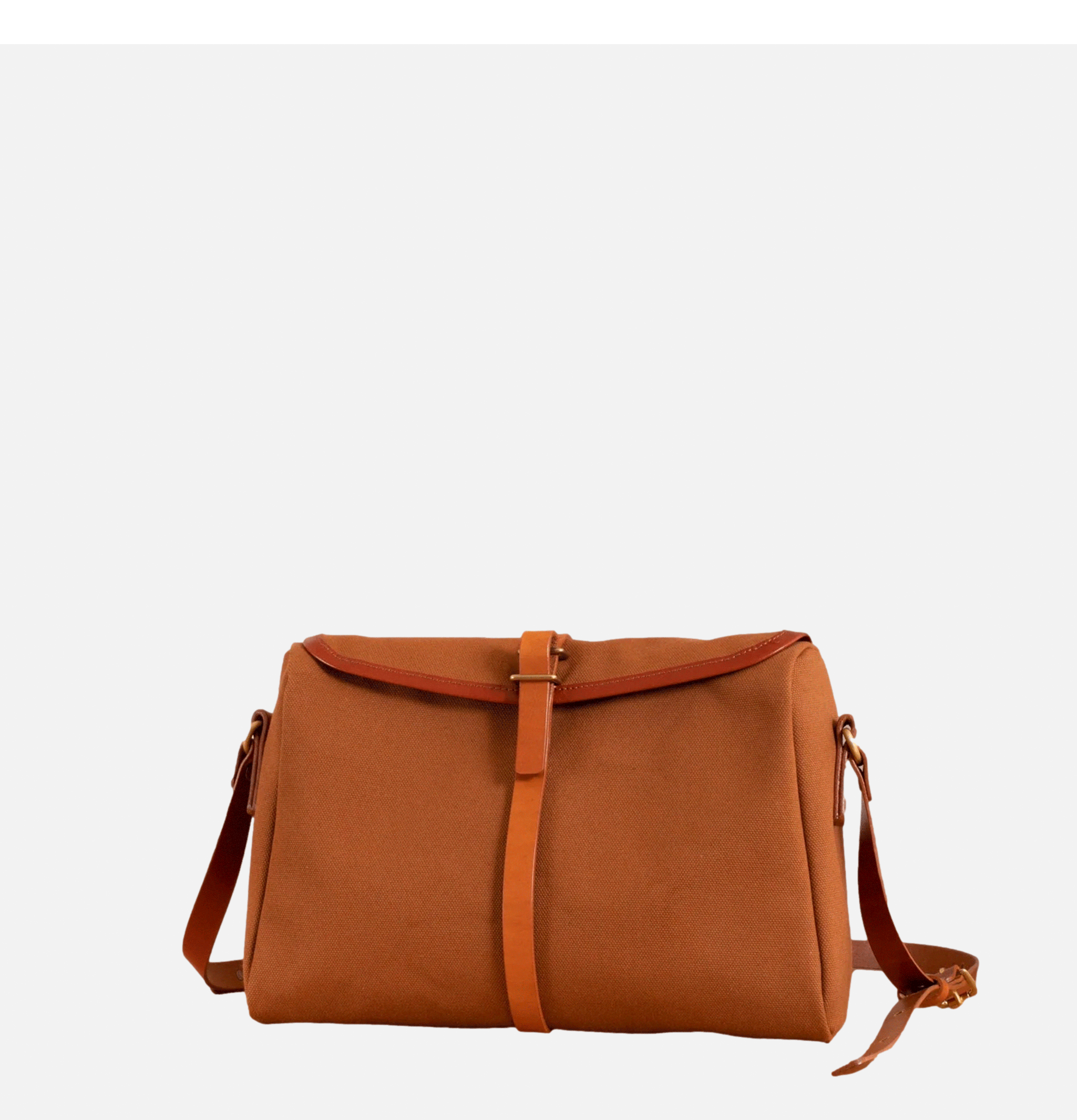 Sac Satchel Persimmon & Tan de Southern Field