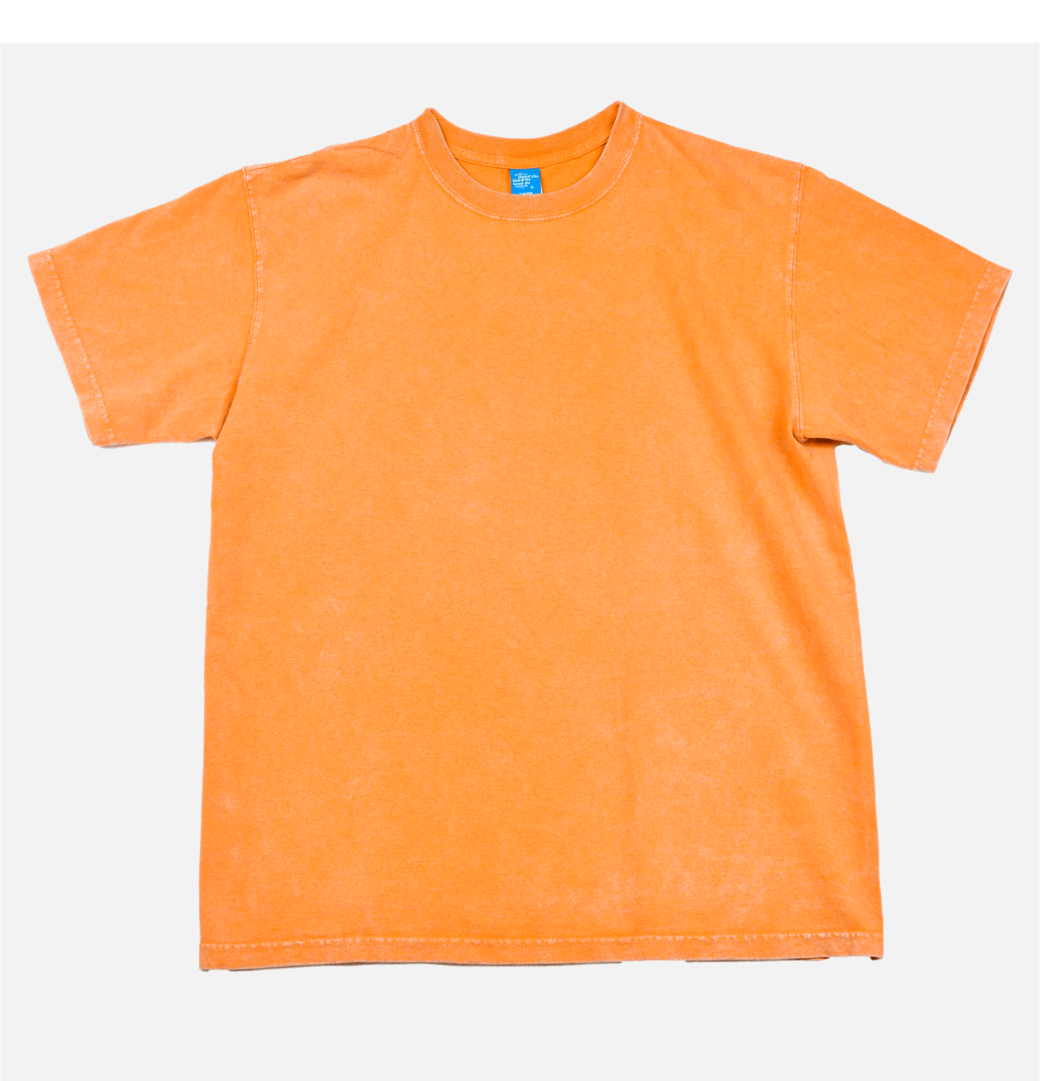 Vintage Dye Crew Tee Mustard