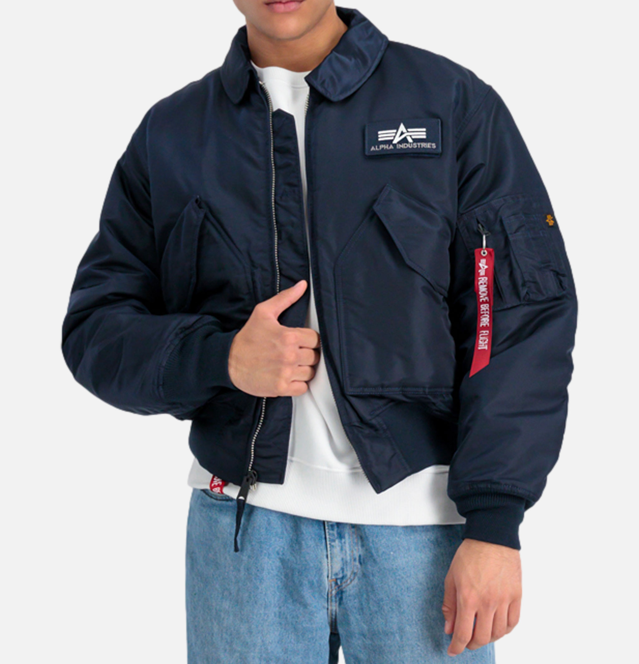 Alpha Industries Bombers Cwu 45 Navy