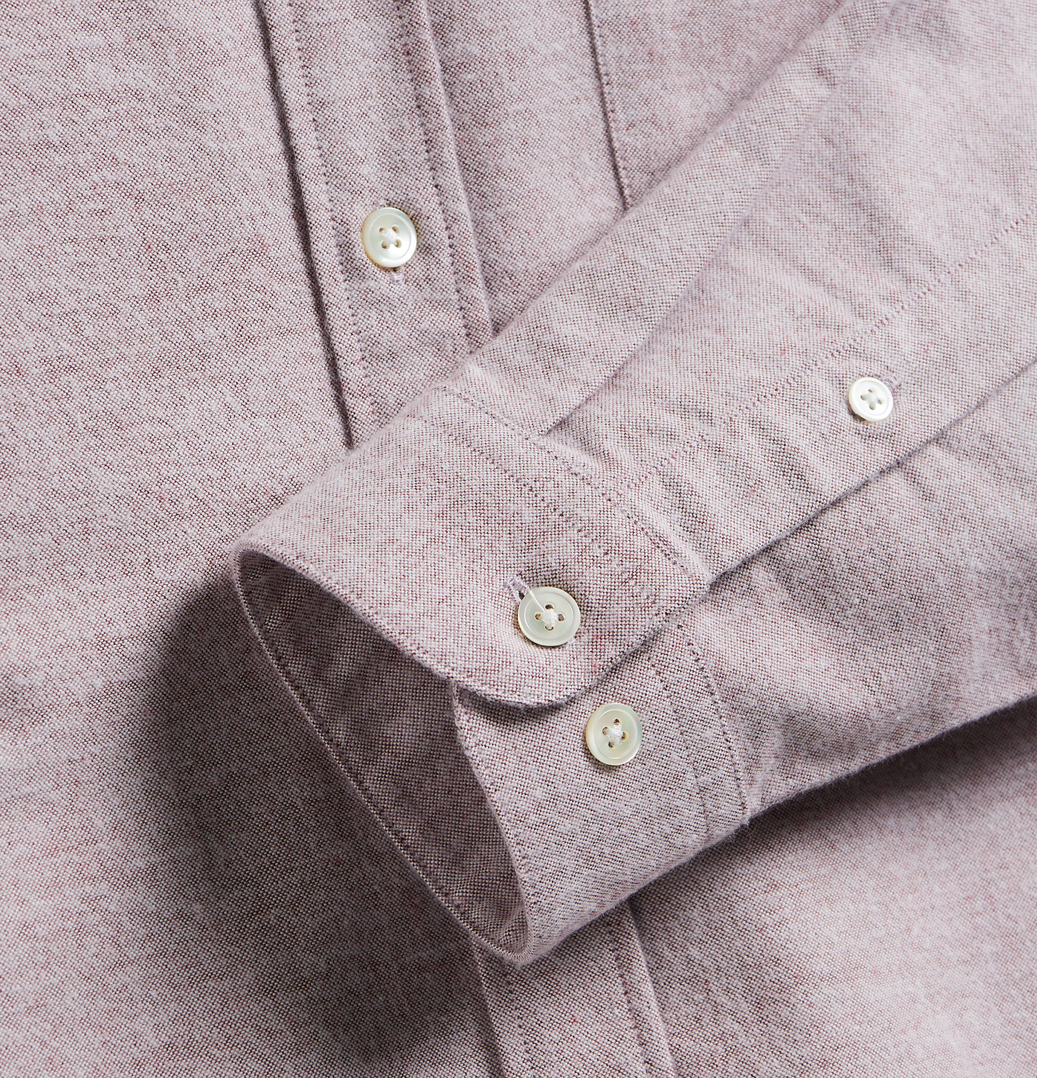 Portuguese Flannel Chemise Brushed Oxford Bordeaux