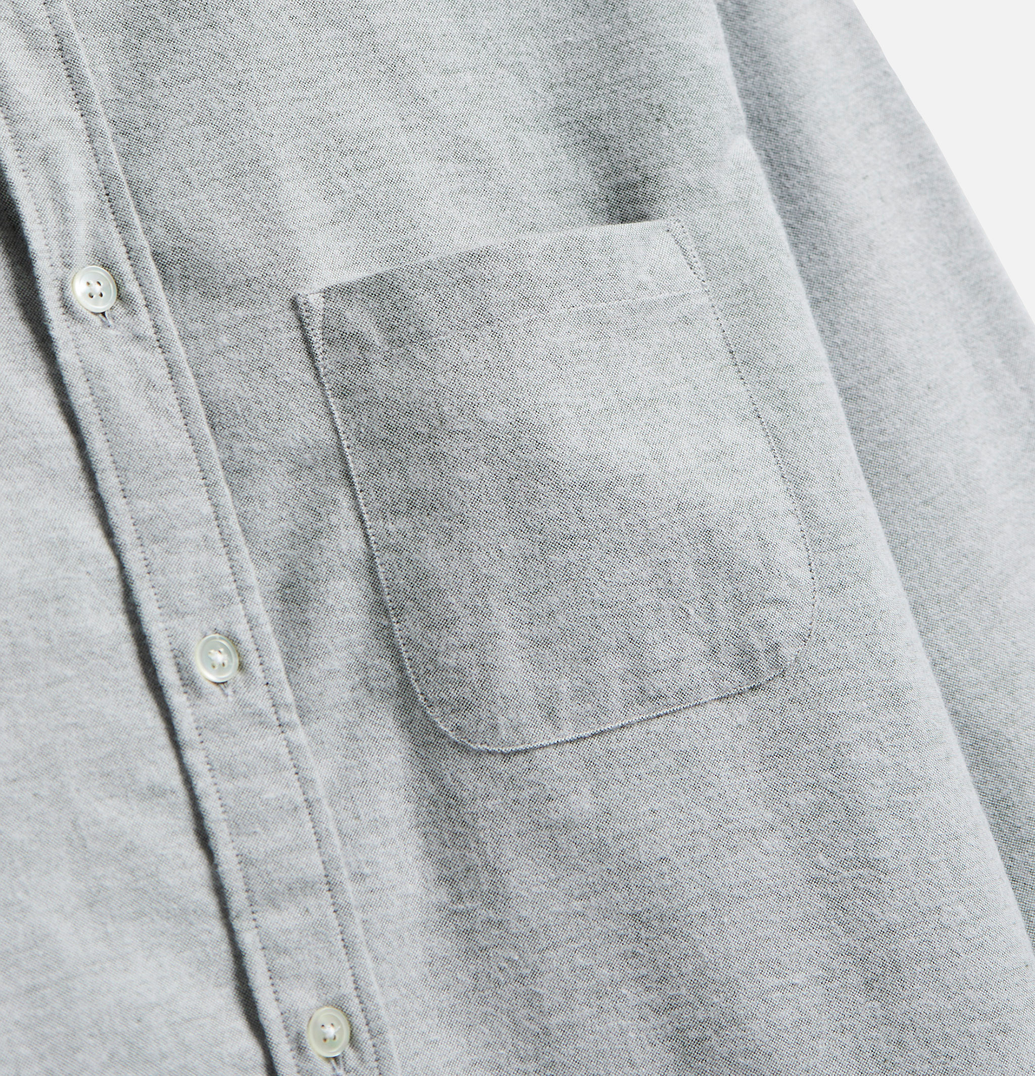 Portuguese Flannel Chemise Brushed Oxford Green