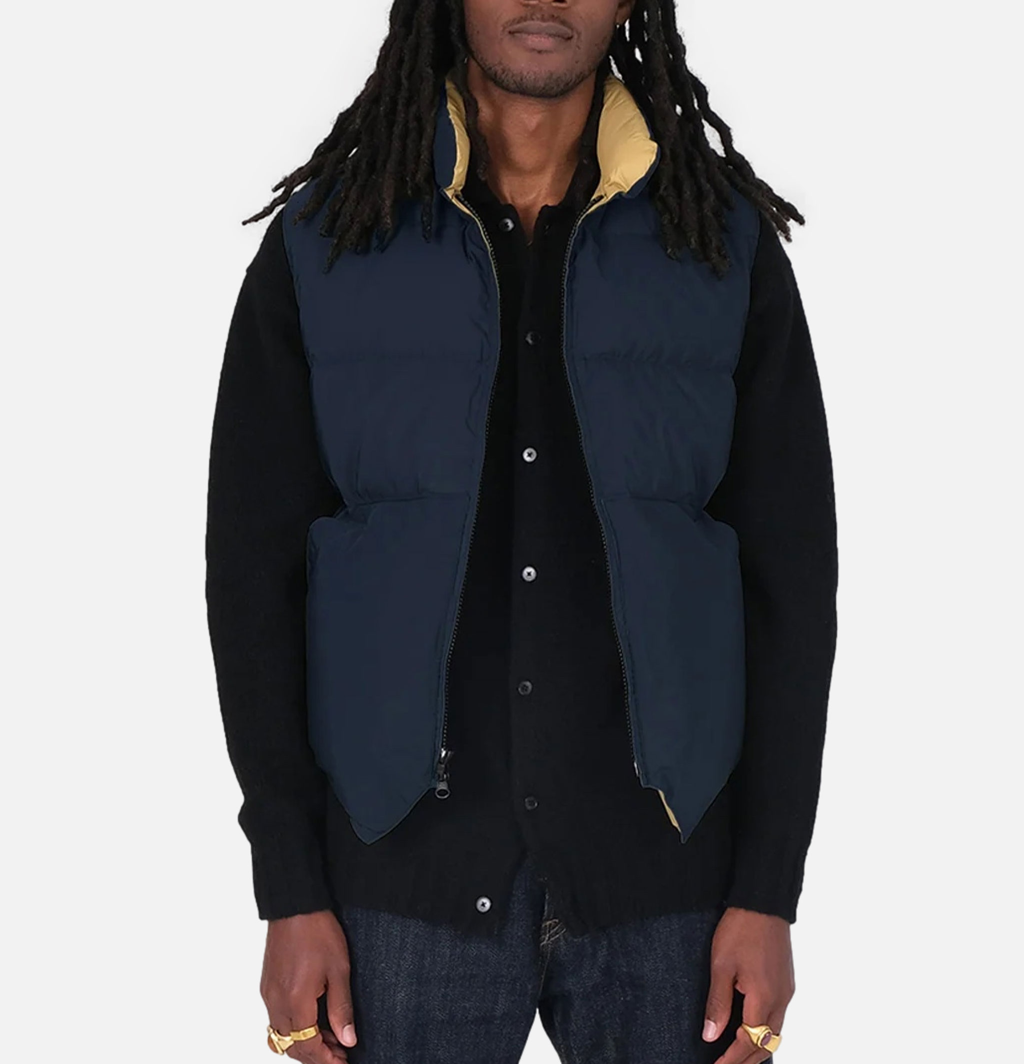 Gilet Crescent Down Works North by Northwest Vest Navy.
