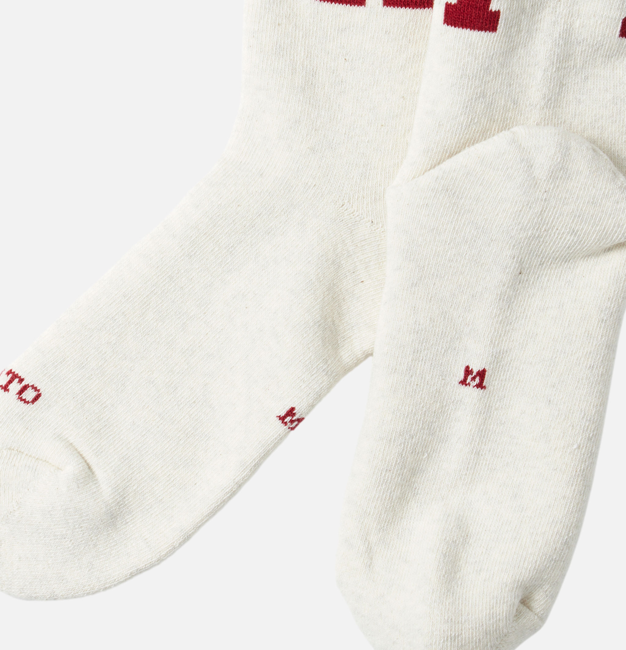 Rototo | Chaussettes Raffy Sweat Dark Rouge | Royalcheese Paris