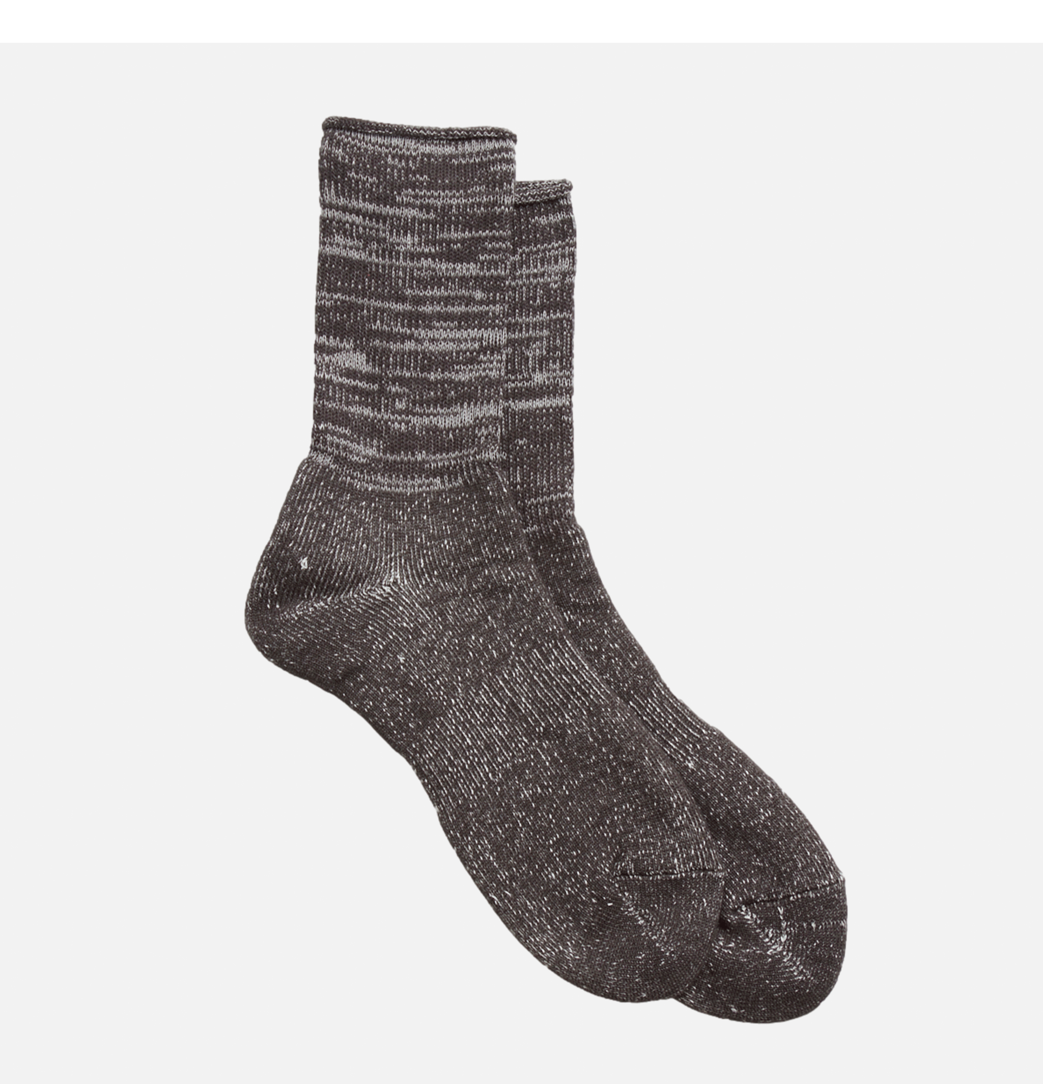 Chaussettes Rototo Japan Washi Charcoal