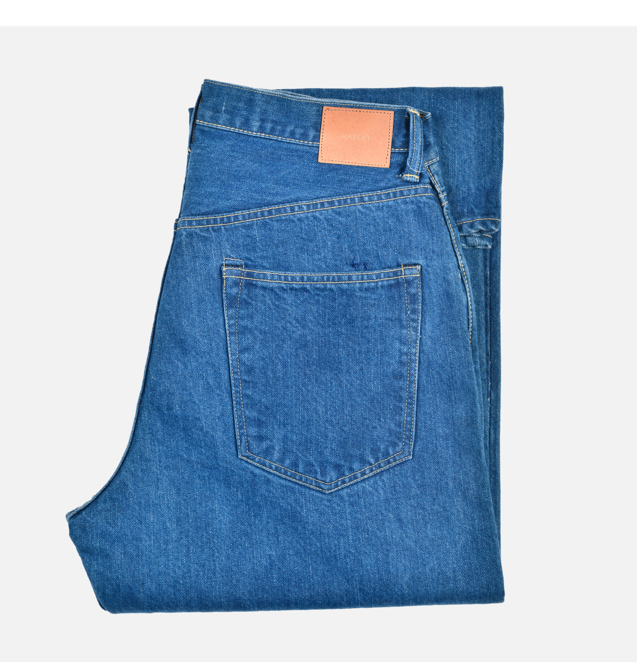 Hatski | Jean 22003 Wide Washi Blue | Shop Royalcheese Paris