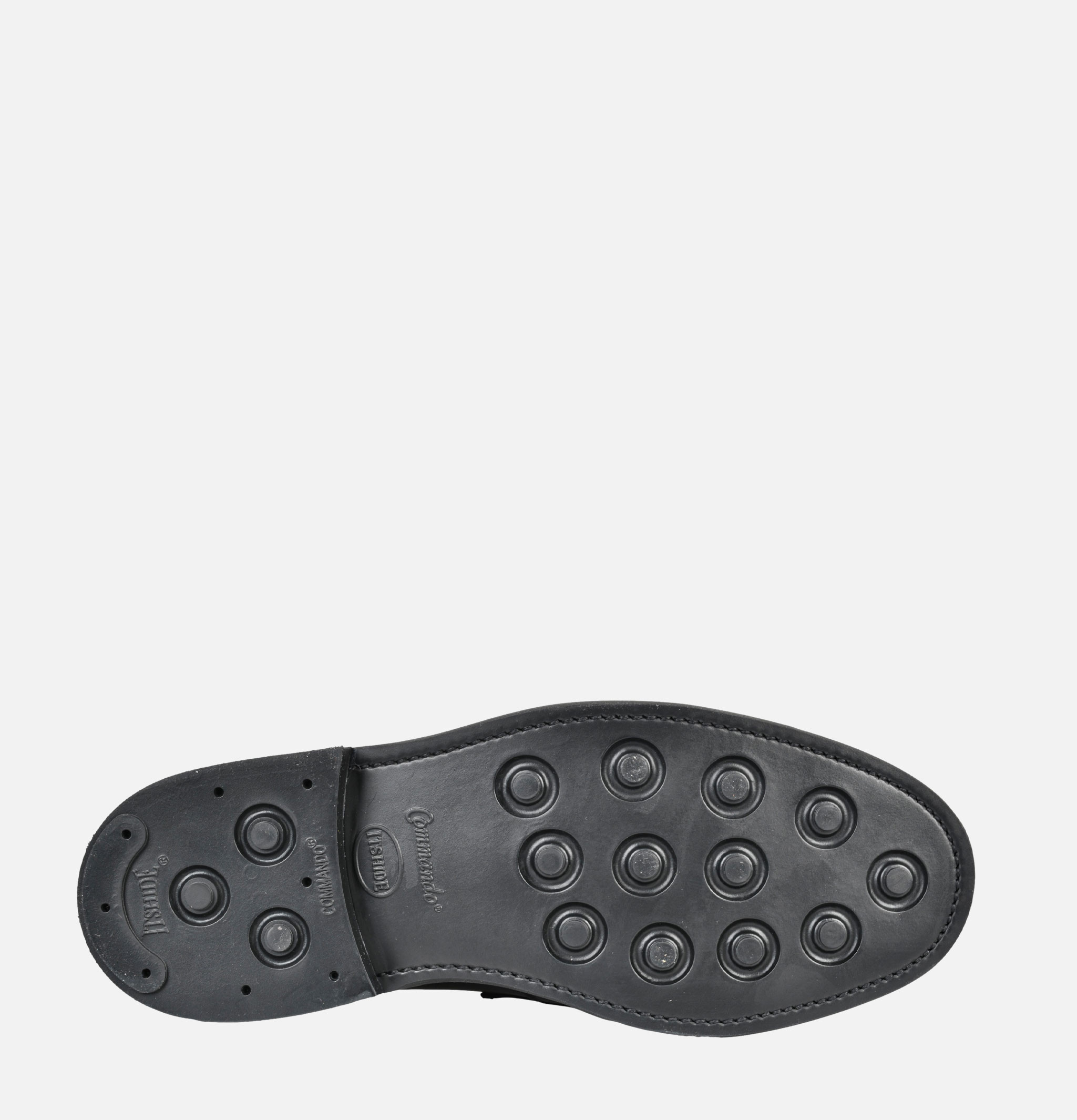Sanders Moccasins Leather Pull Up Penny Noir