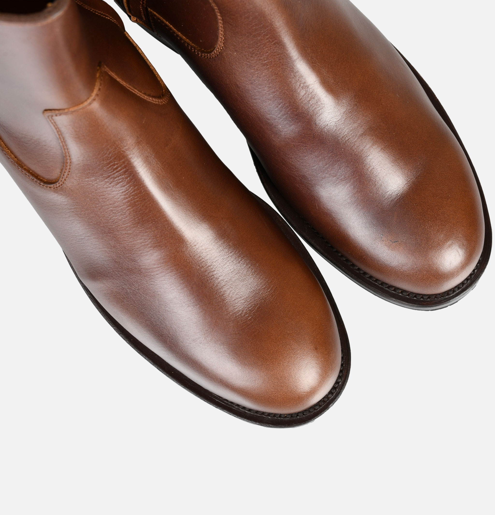 Unmarked Bottes Zip Boots Full Marron