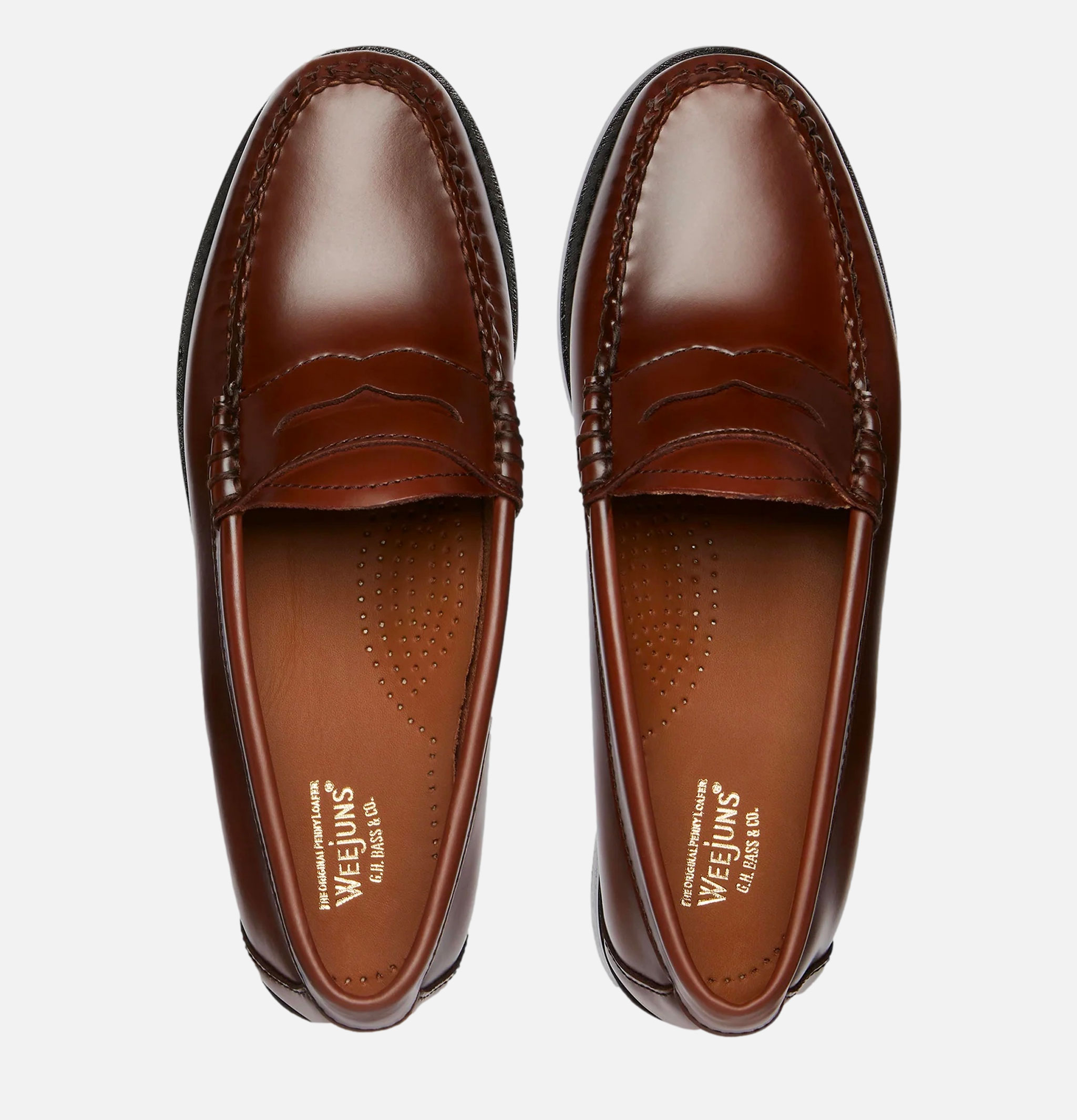 G.H Bass Weejun Femme Penny Cognac