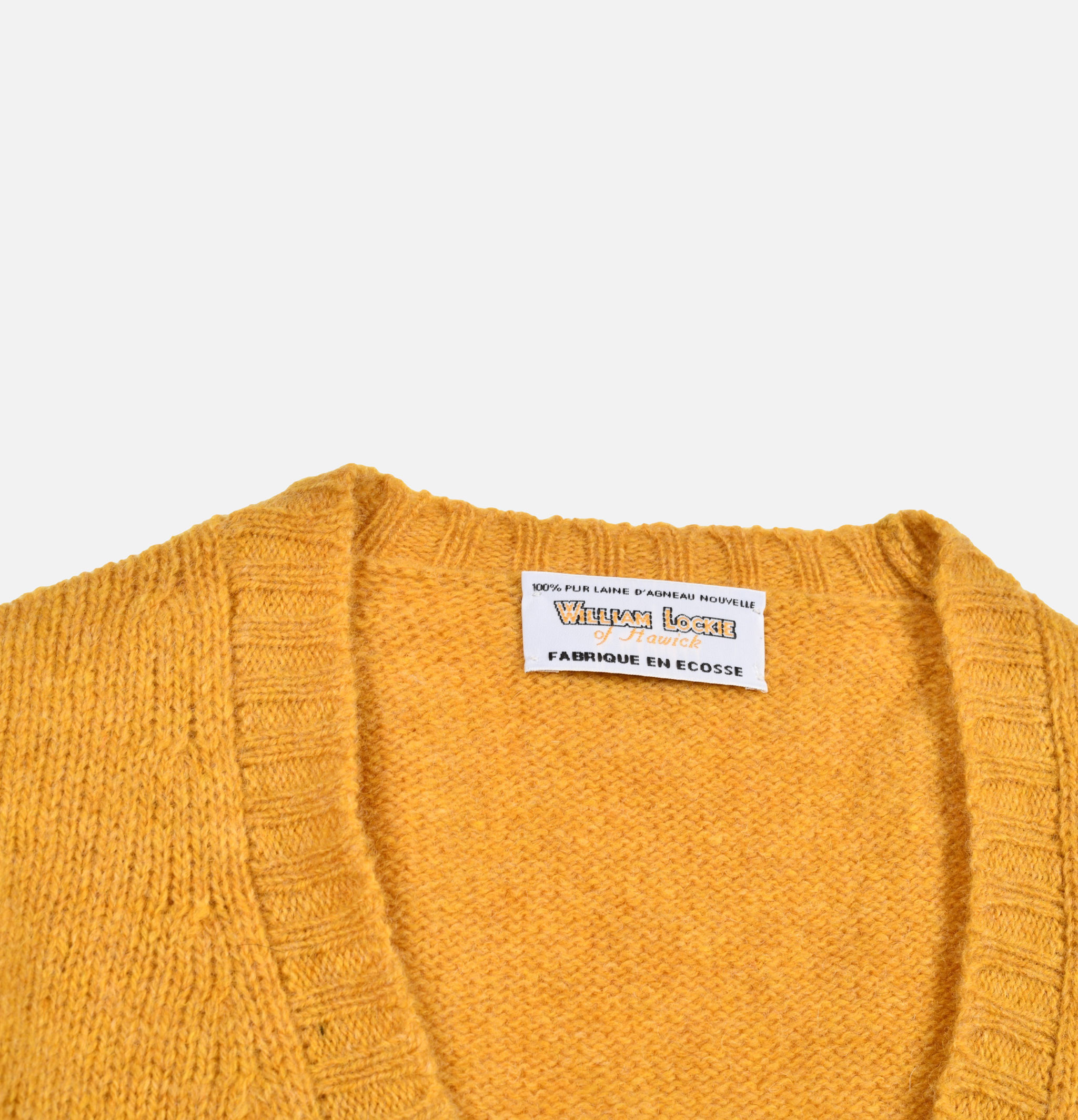 Cardigan William Lockie Aryan Nugget Jaune