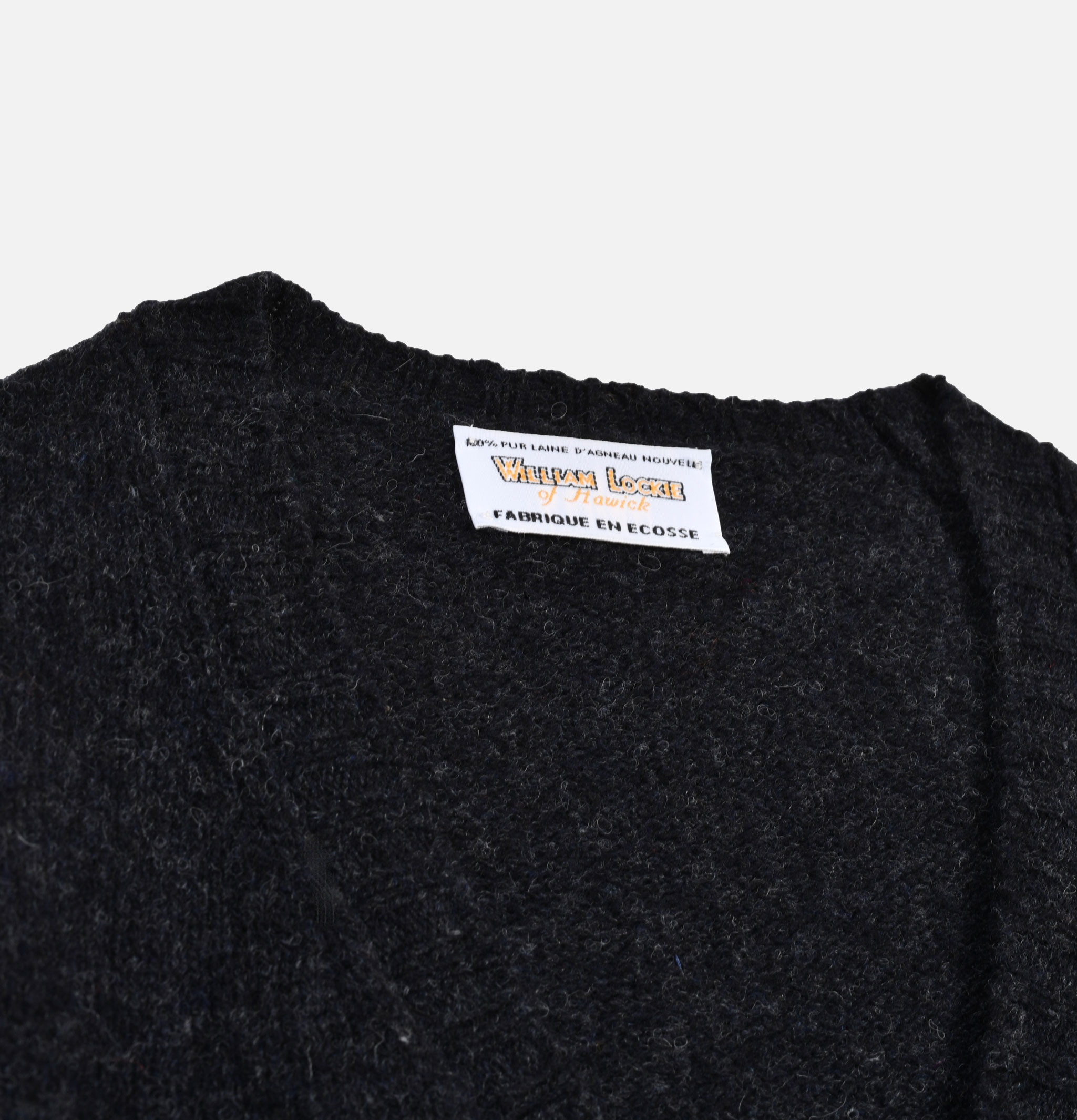 William Lockie Aryan Charcoal Cardigan