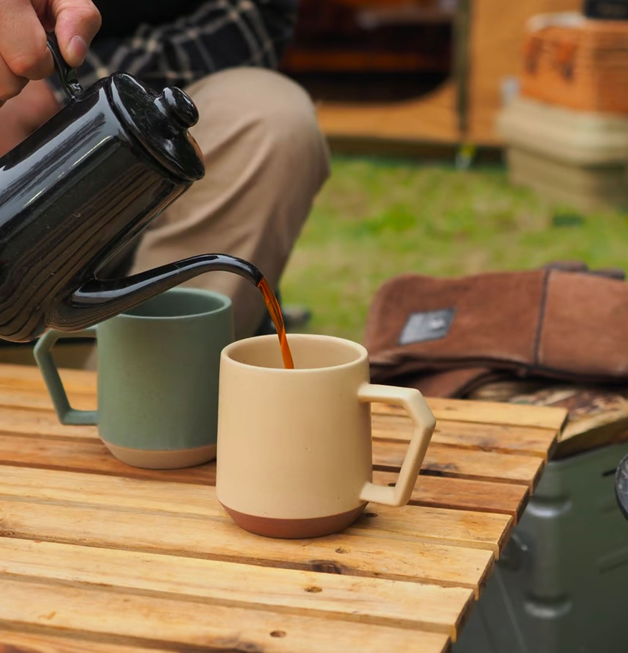 Chips Japan Outdoor Mug Khaki