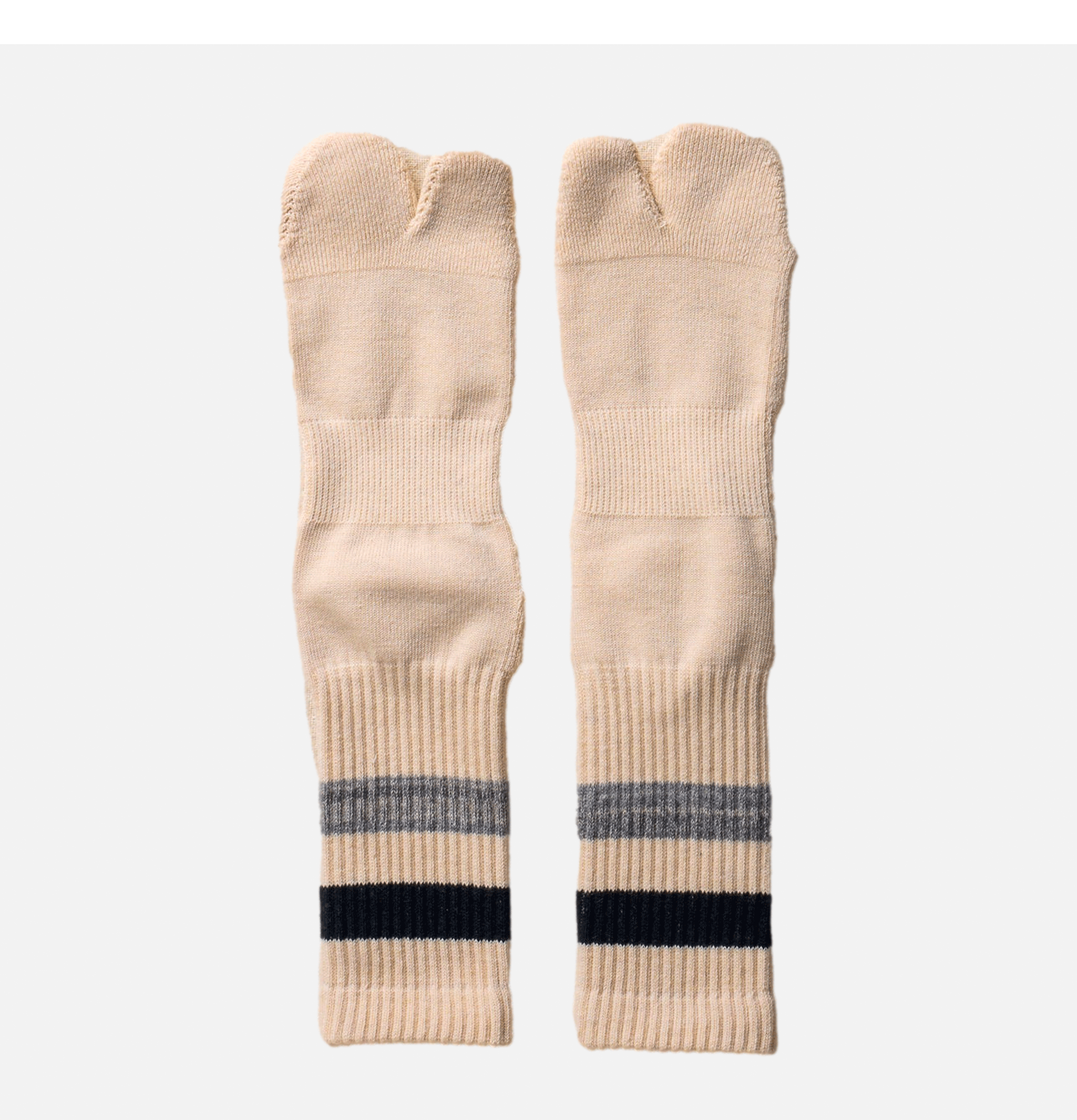 Chaussettes Yahae Organic Cotton Yak Pile Soles Blanche