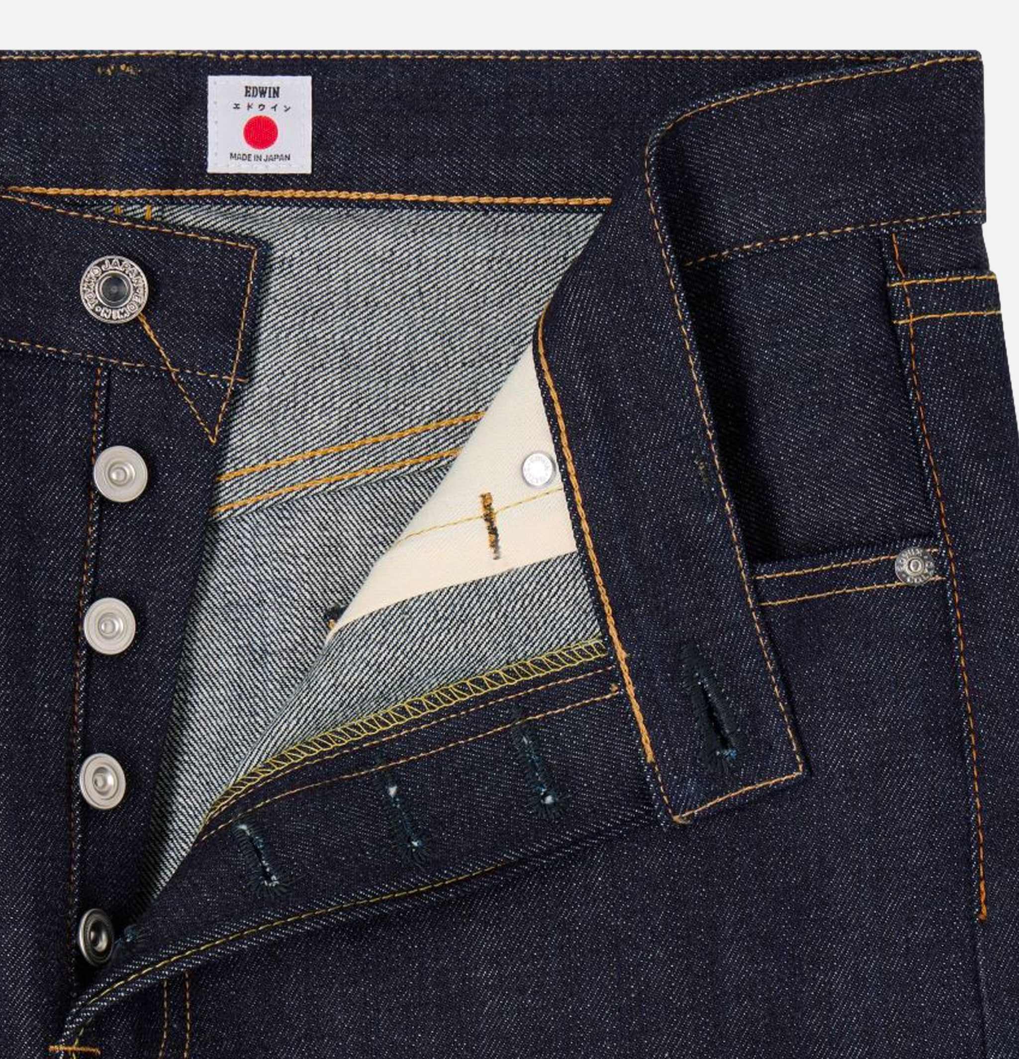 Edwin | Regular Straight Kurabo Blue | Shop Royalcheese Paris