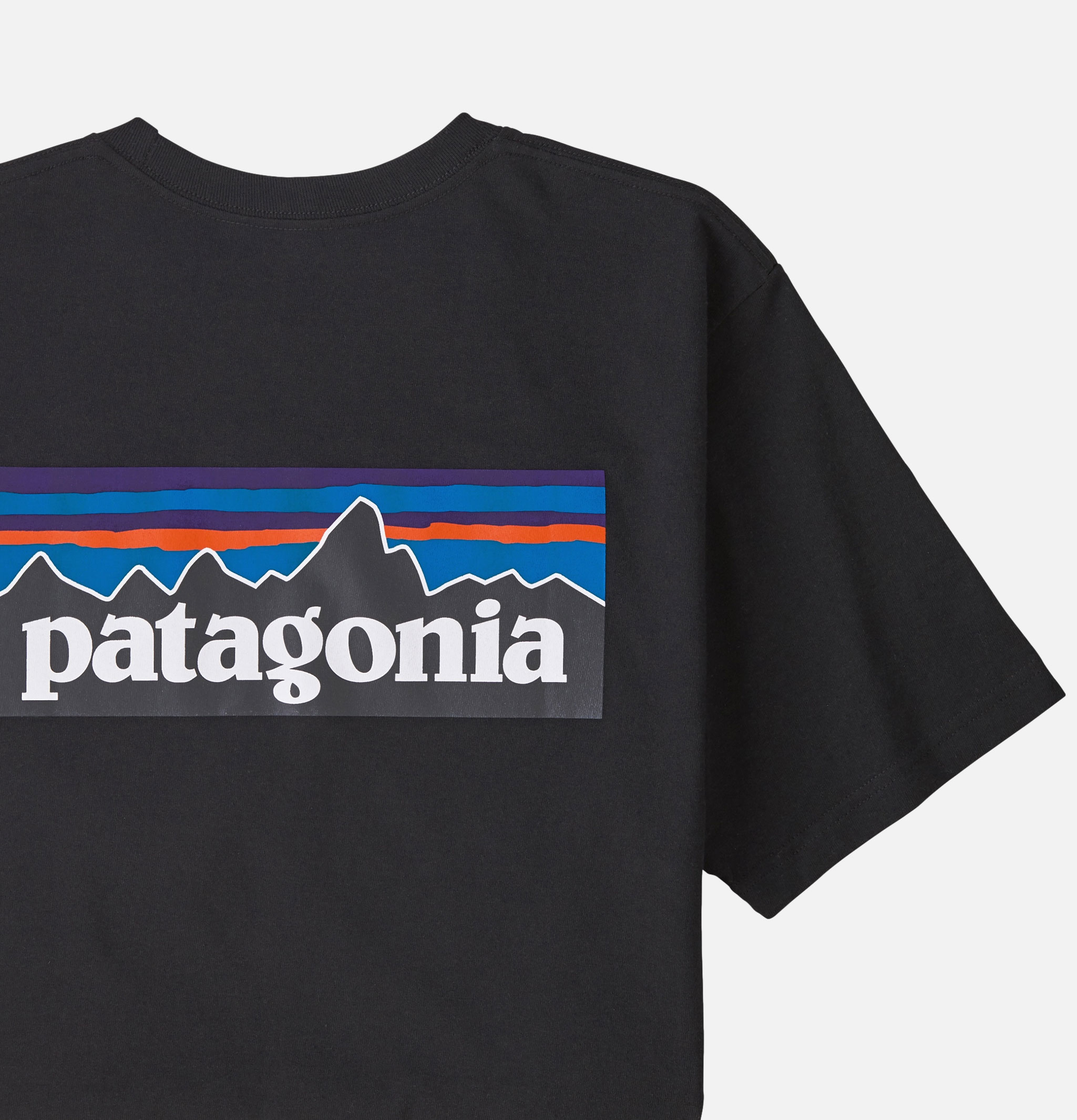 Patagonia T-Shirt P6 Logo Noir