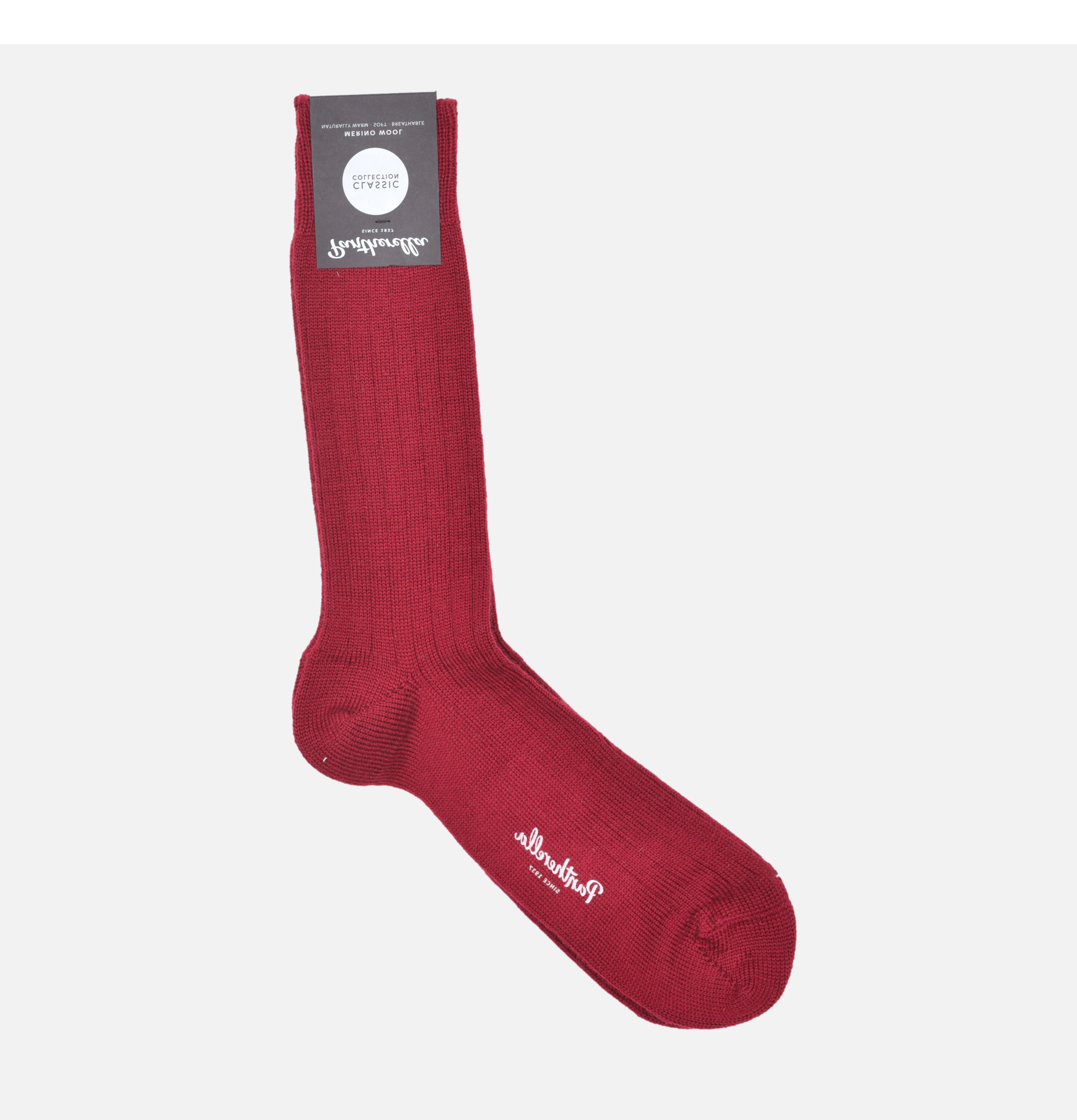 Chaussettes Packington Merino Vin