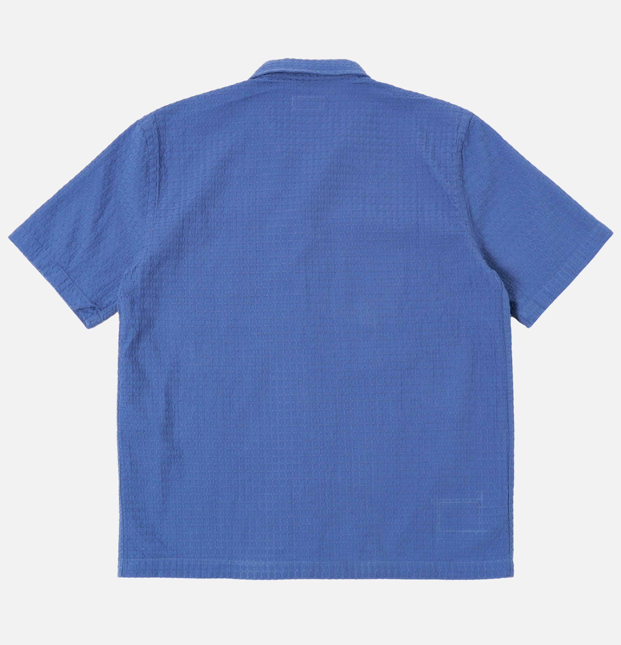 Universal Works Chemise Road Delos Bleu