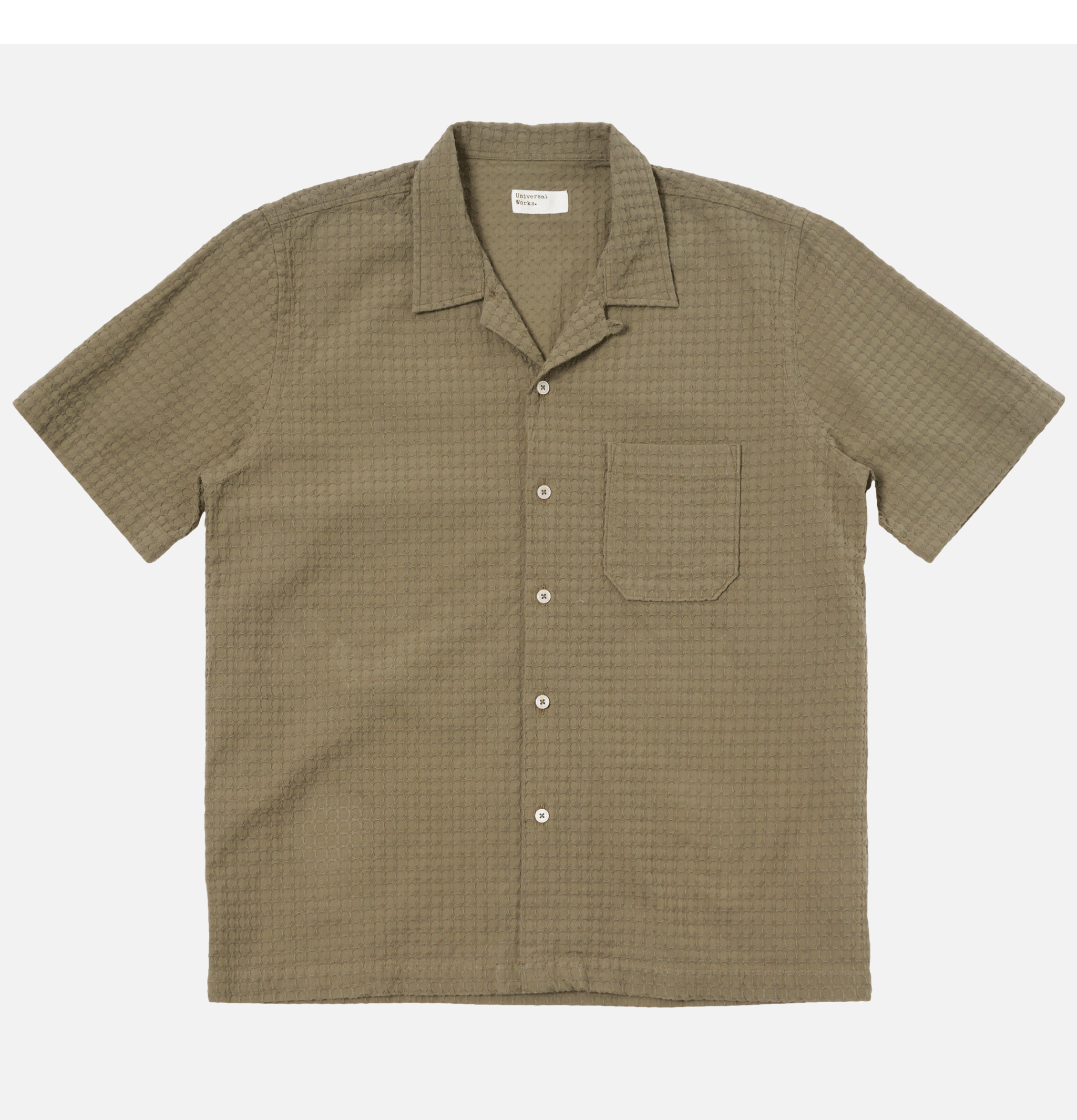 Universal Works Chemise Road Delos Olive