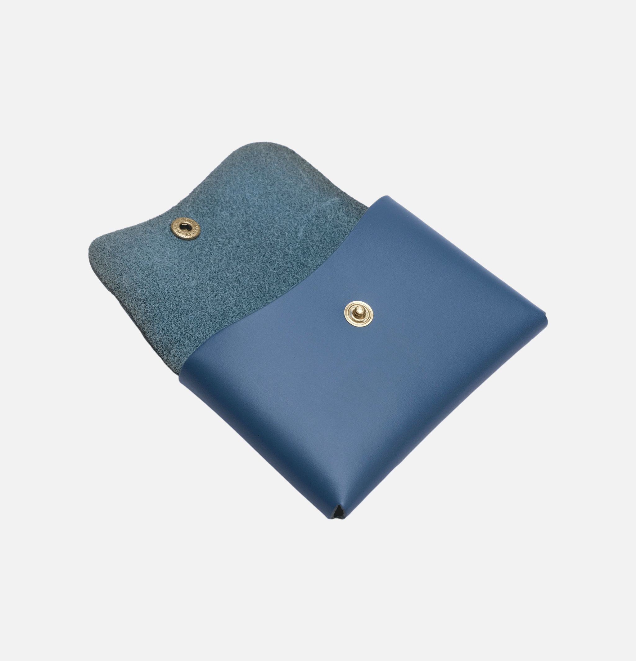 Il Bisonte Porte-Cartes Bleu