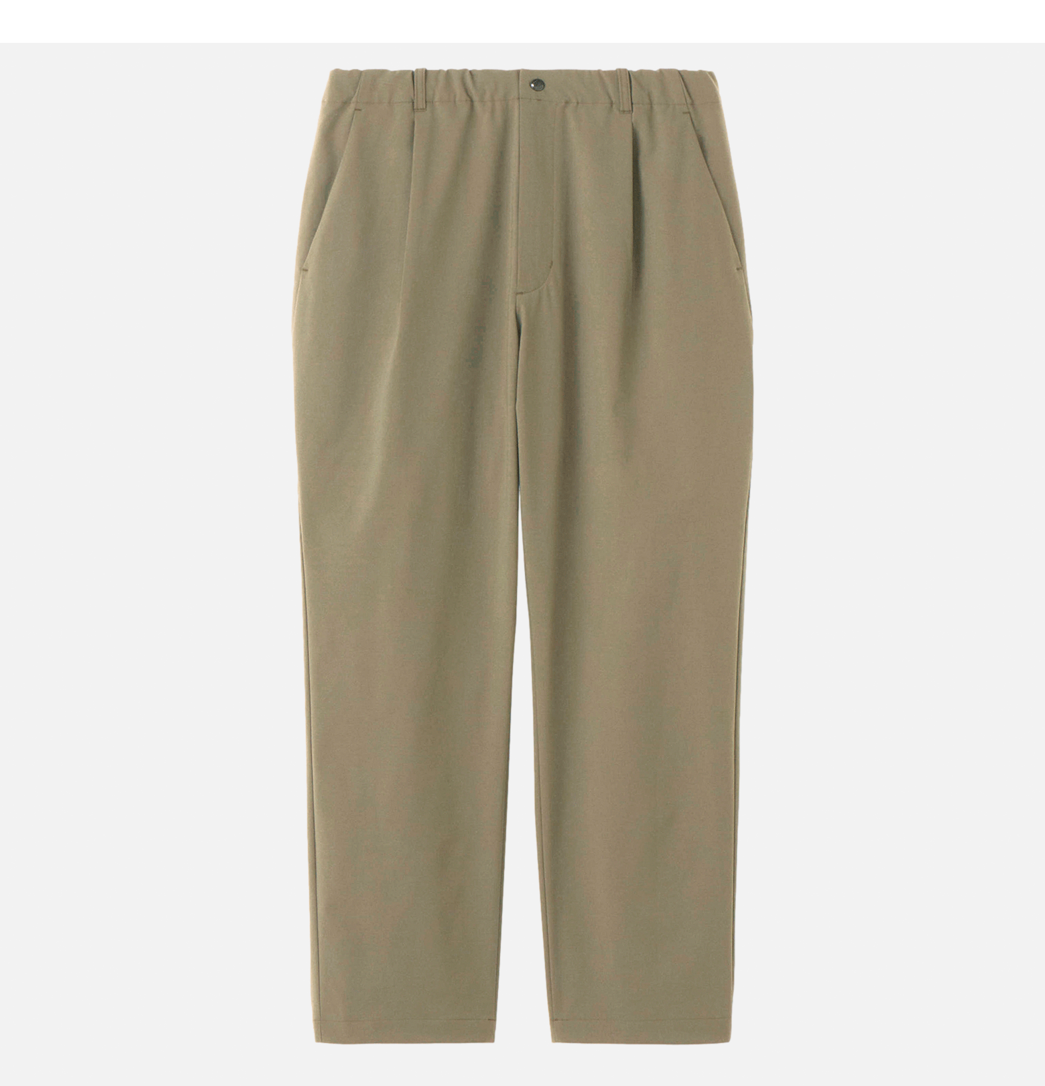 Goldwin Pantalon One Tuck Tapered Light Olive