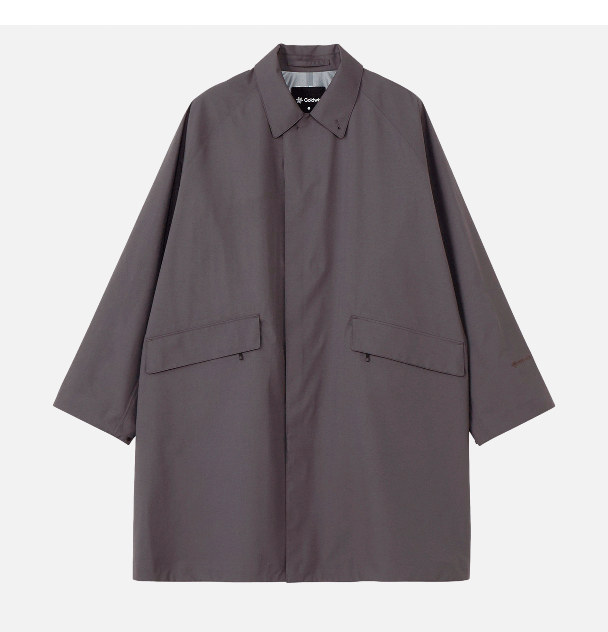 Goldwin Manteau Gore-Tex 3/4 Over Coat Gris