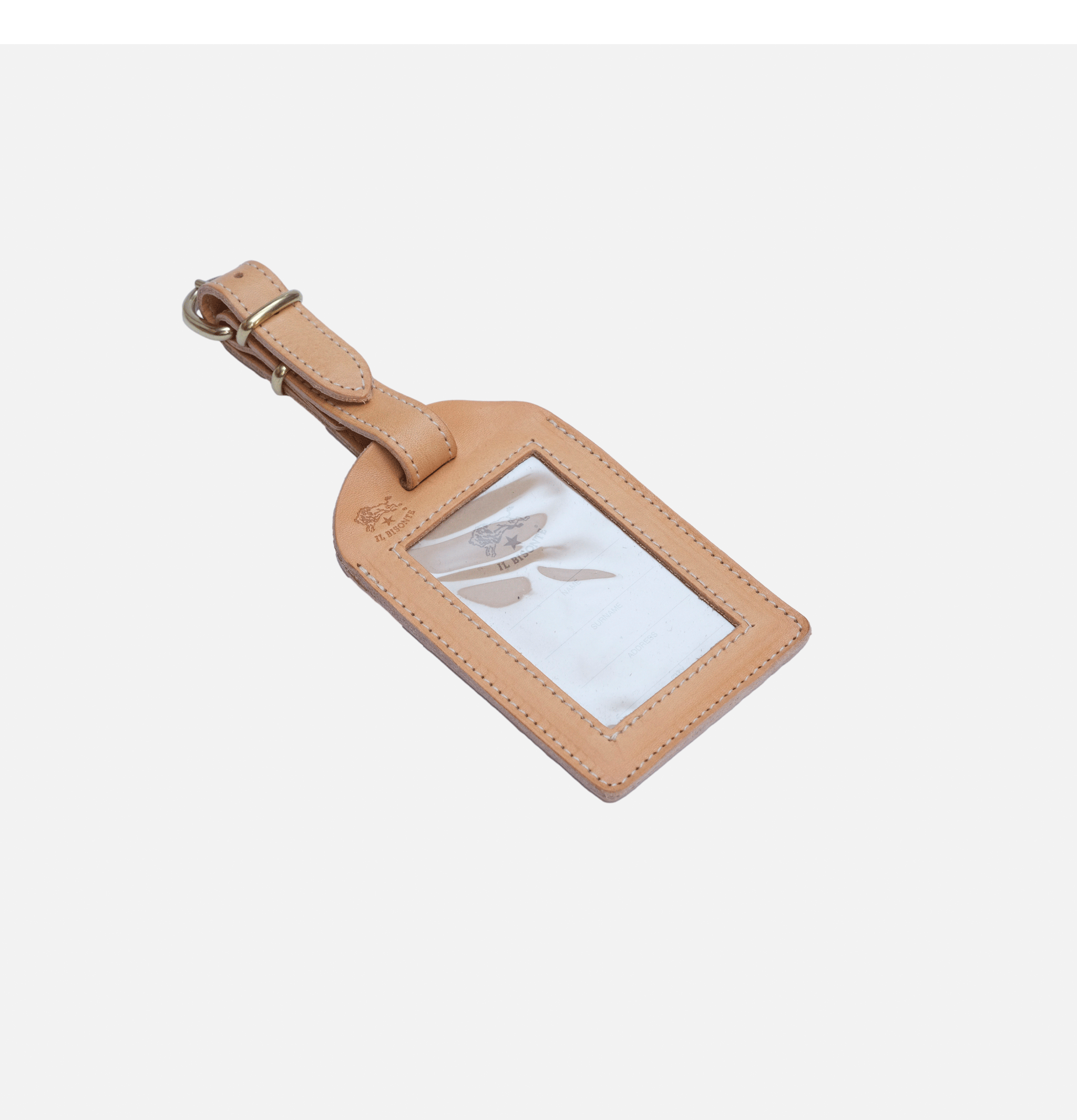Il Bisonte Etiquette Bagage Naturel