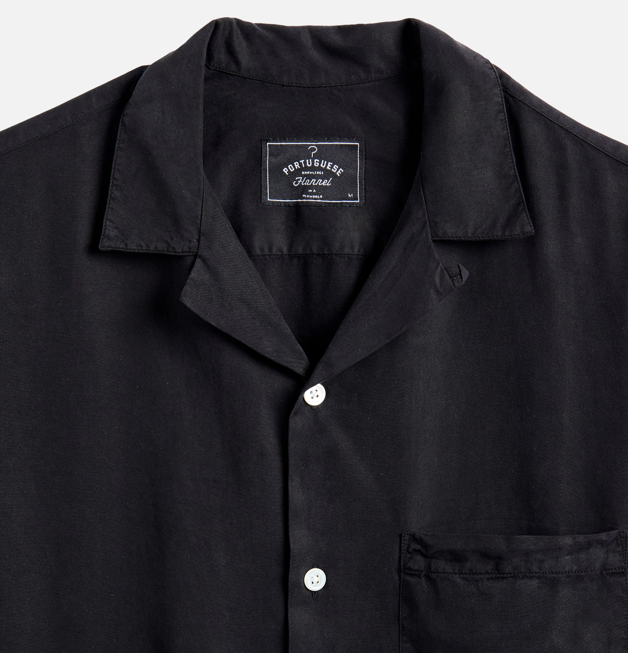 Portuguese Flannel Chemise Dogtown Noir