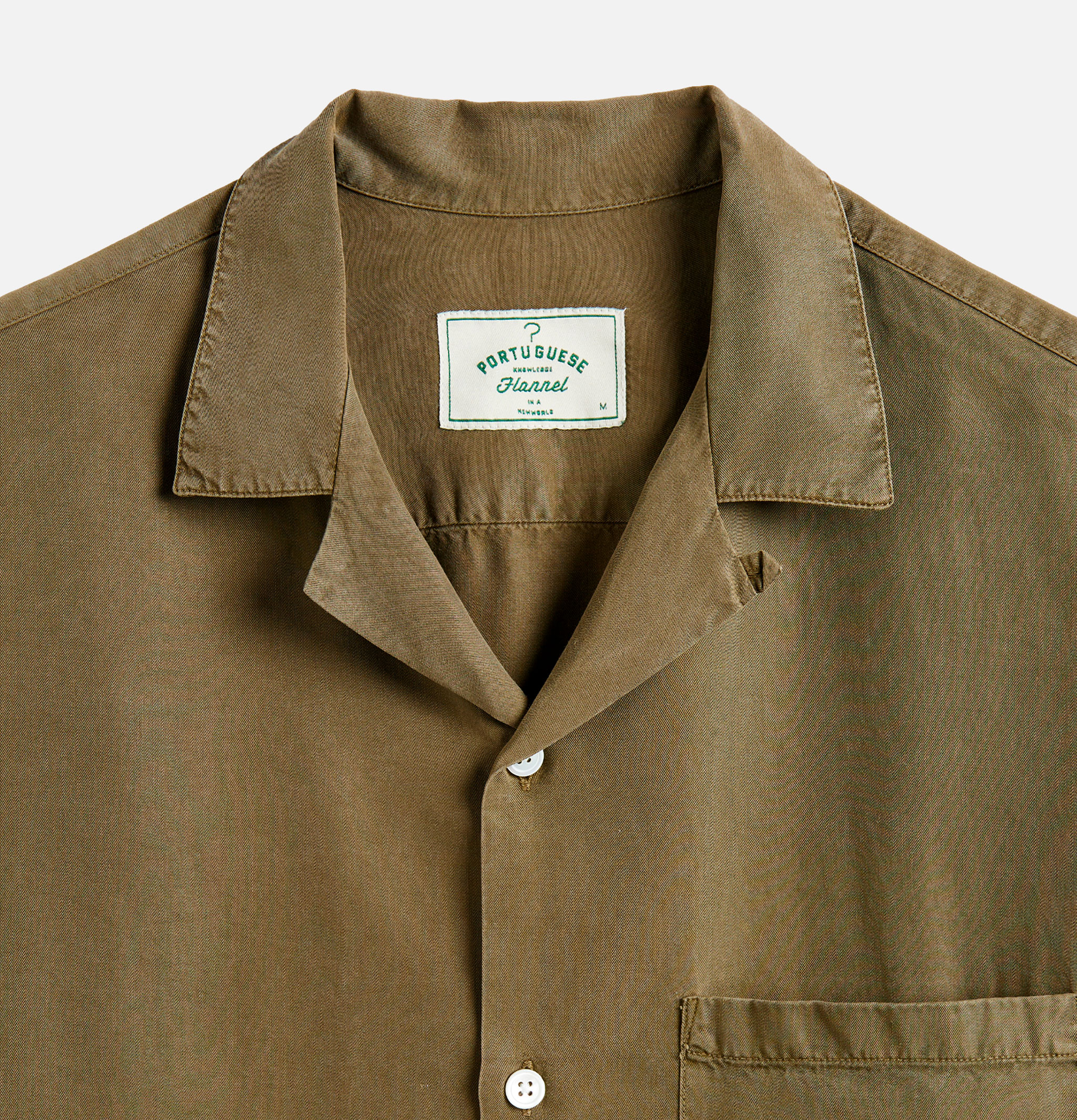 Portuguese Flannel Chemise Dogtown Olive