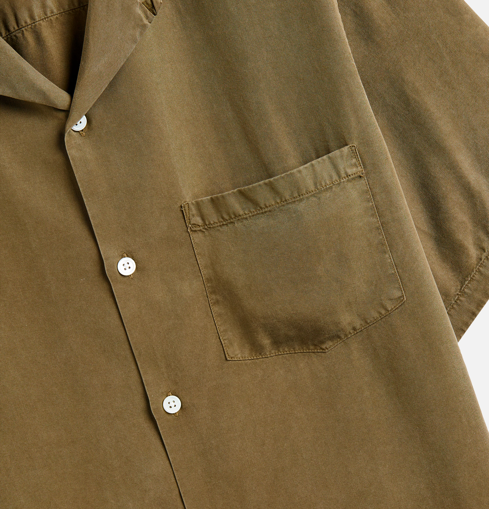 Portuguese Flannel Chemise Dogtown Olive