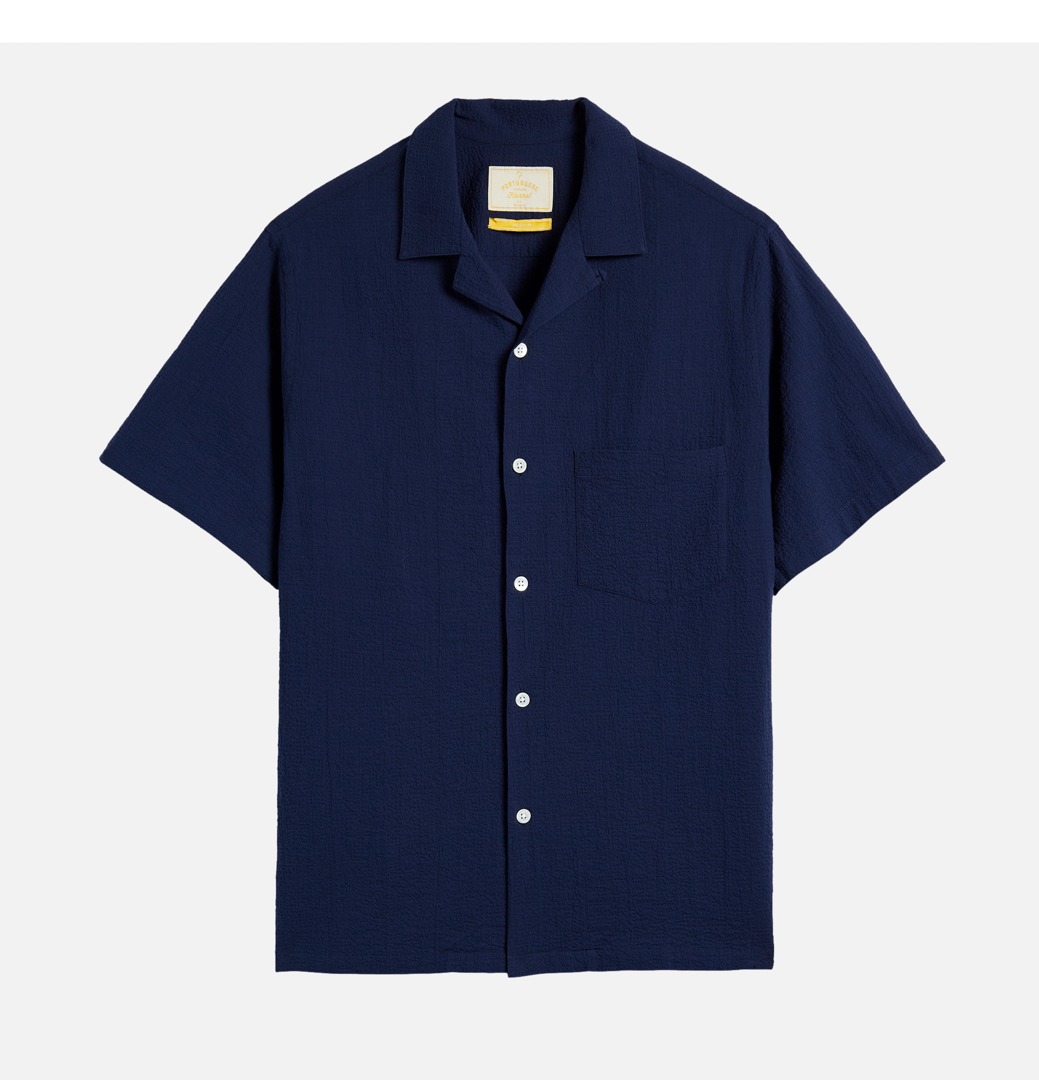 Portuguese Flannel Chemise Flame Navy