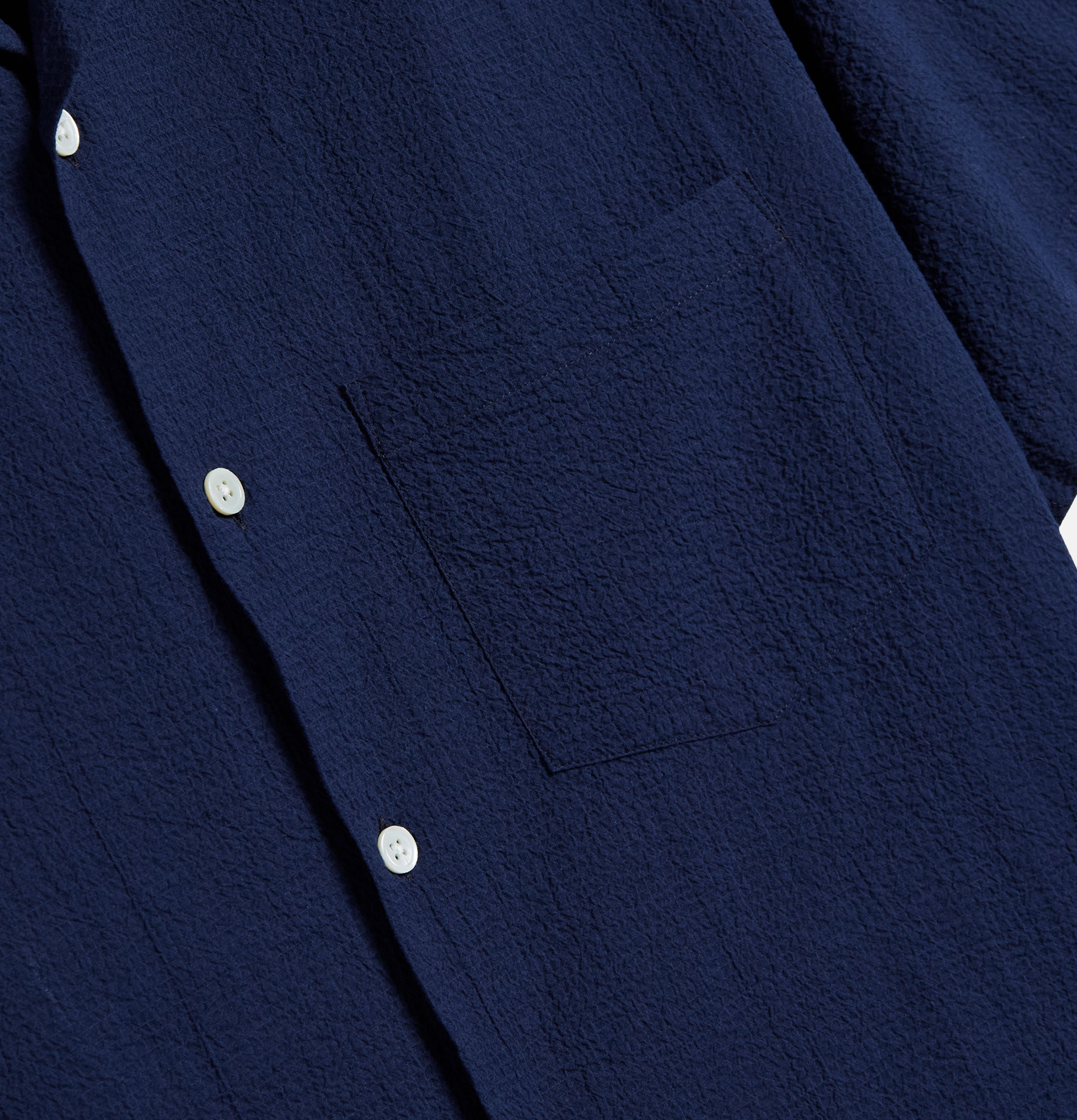 Portuguese Flannel Chemise Flame Navy