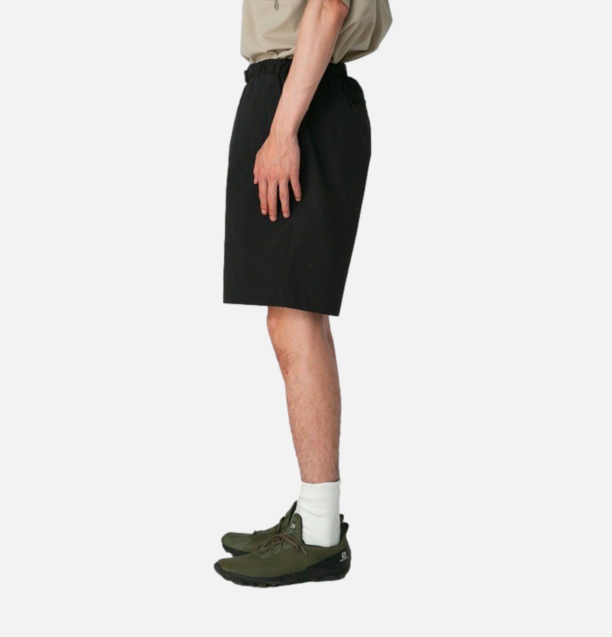 Snow Peak Nylon Tussah 2way Short Noir