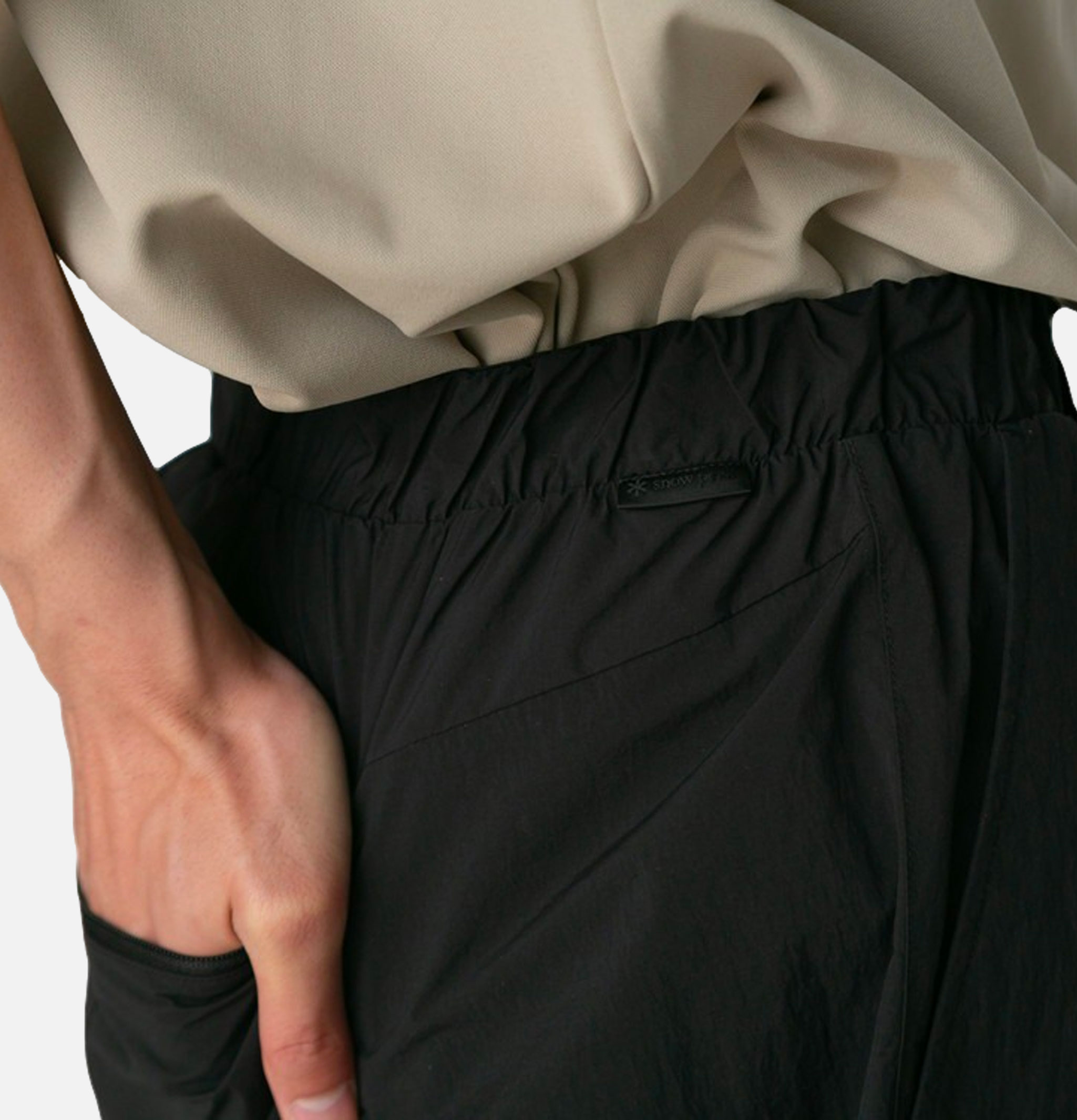 Snow Peak Nylon Tussah 2way Short Noir