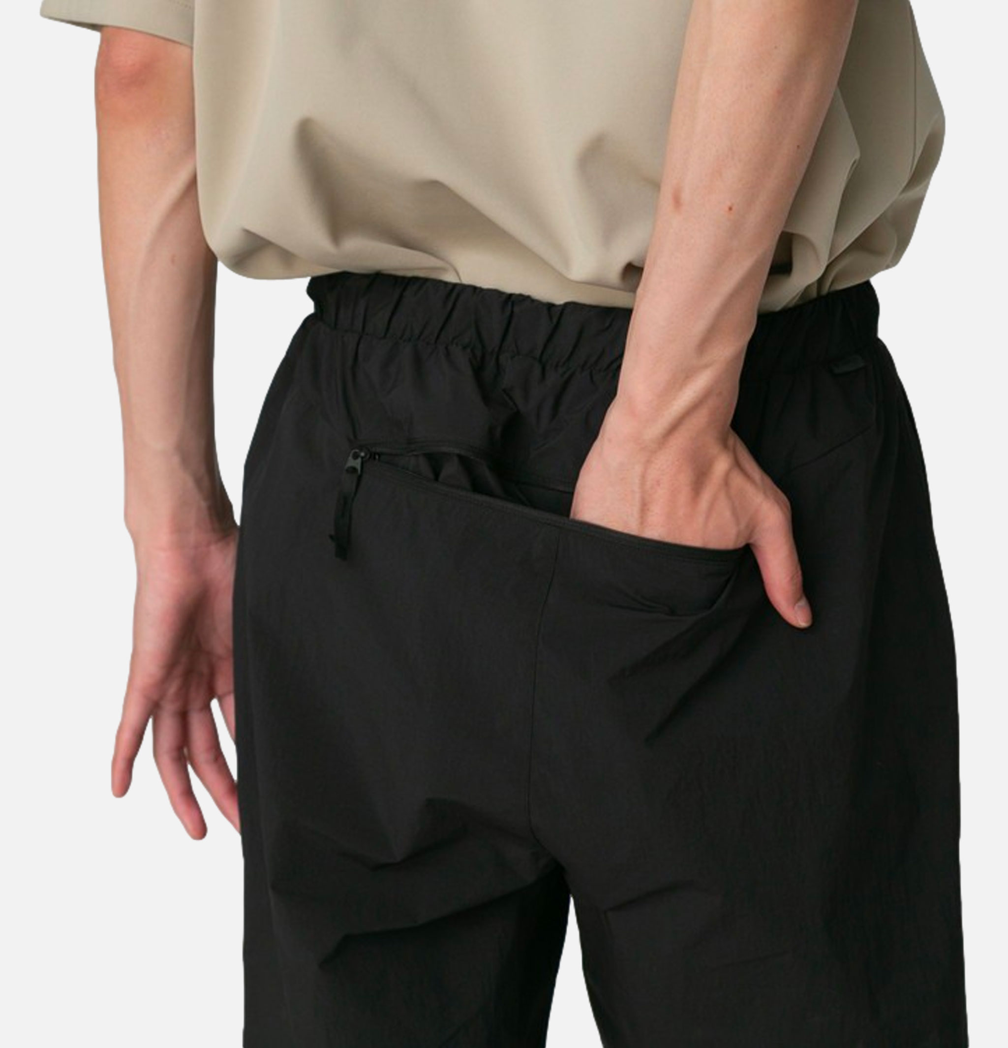 Snow Peak Nylon Tussah 2way Short Noir