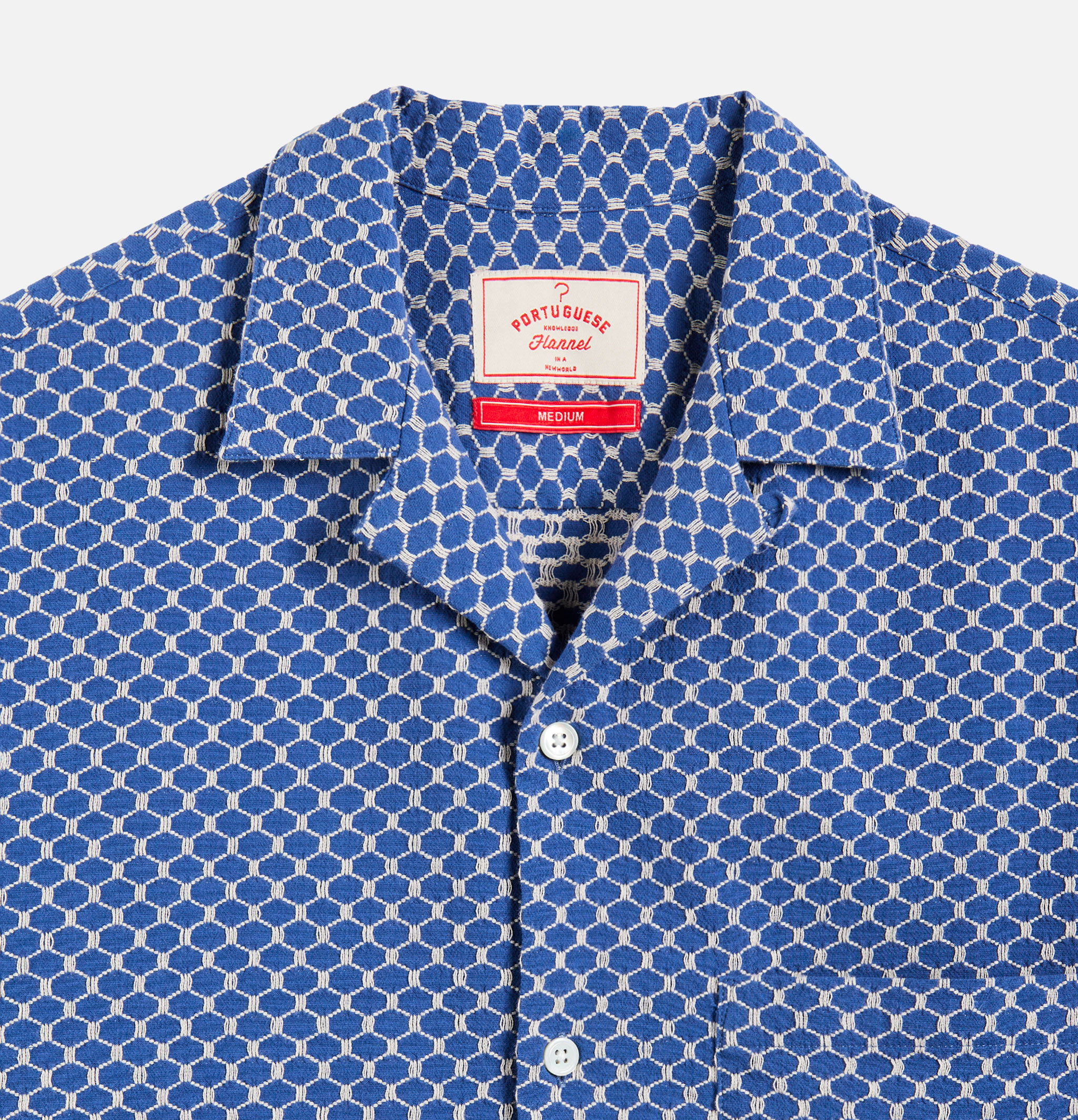 Portuguese Flannel Chemise Midnight Sky