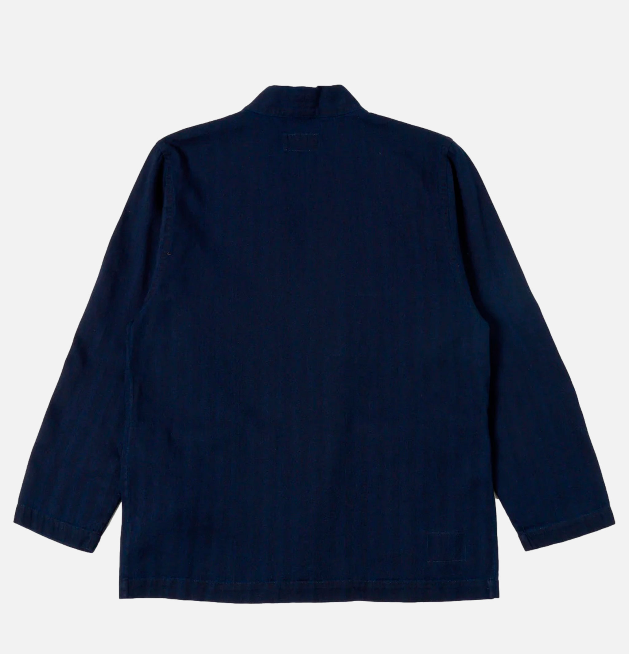 Universal Works Veste Kyoto à Chevrons Indigo
