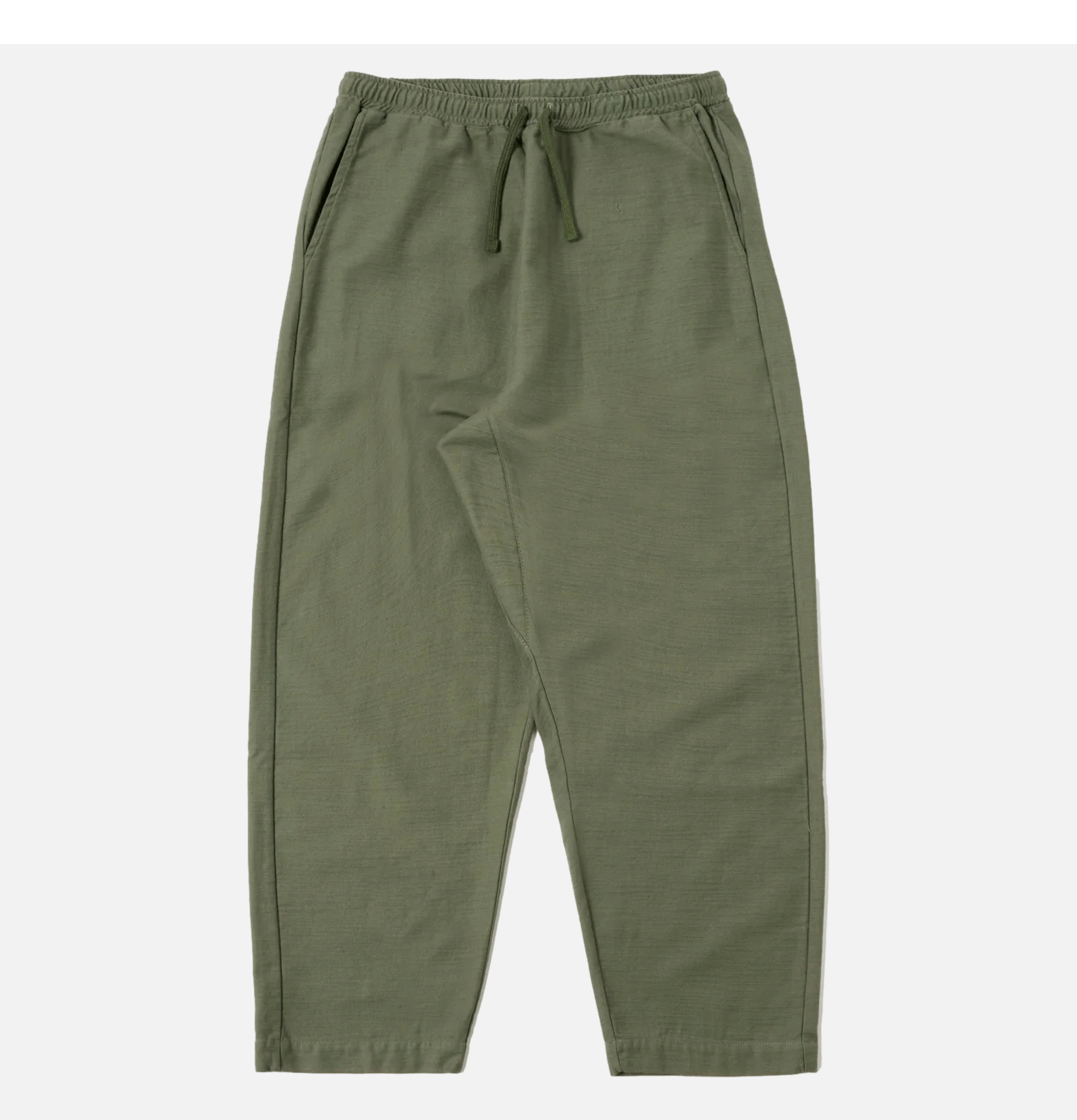 Universal Works - Braga - Pantalon en satin Slub - Olive