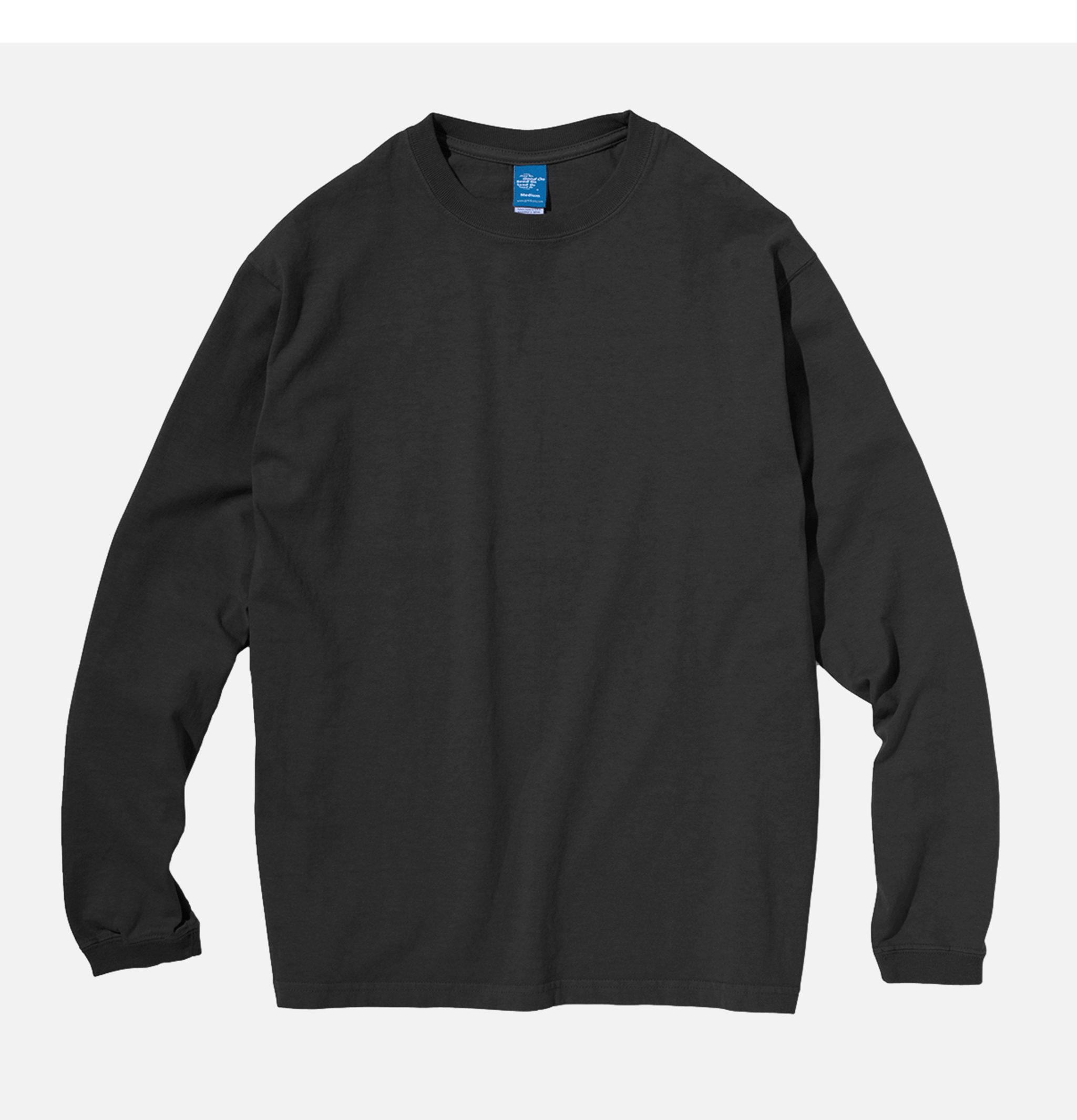 Good On Japan Long Sleeve Crew Tee Noir