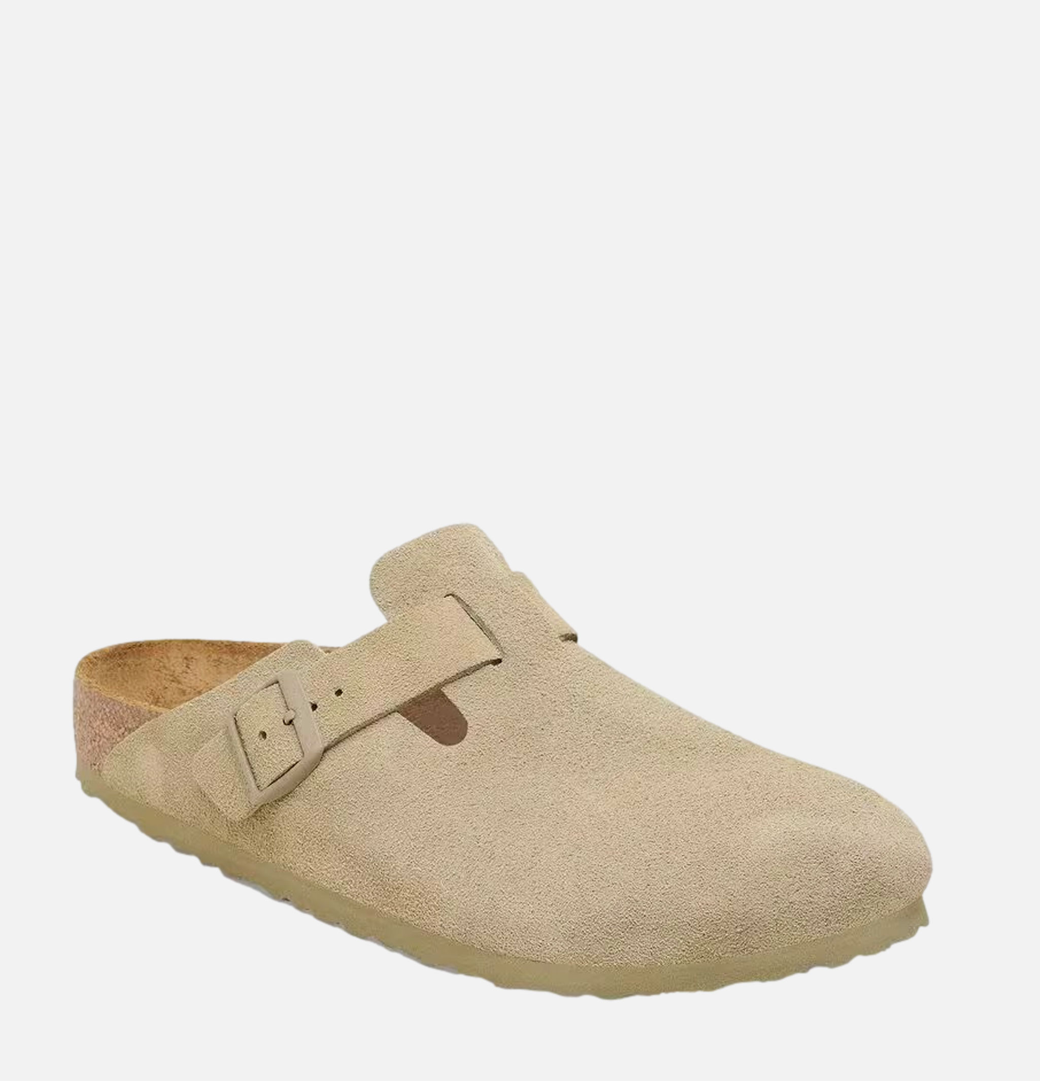 Birkenstock Boston Narrow Faded Straight Khaki