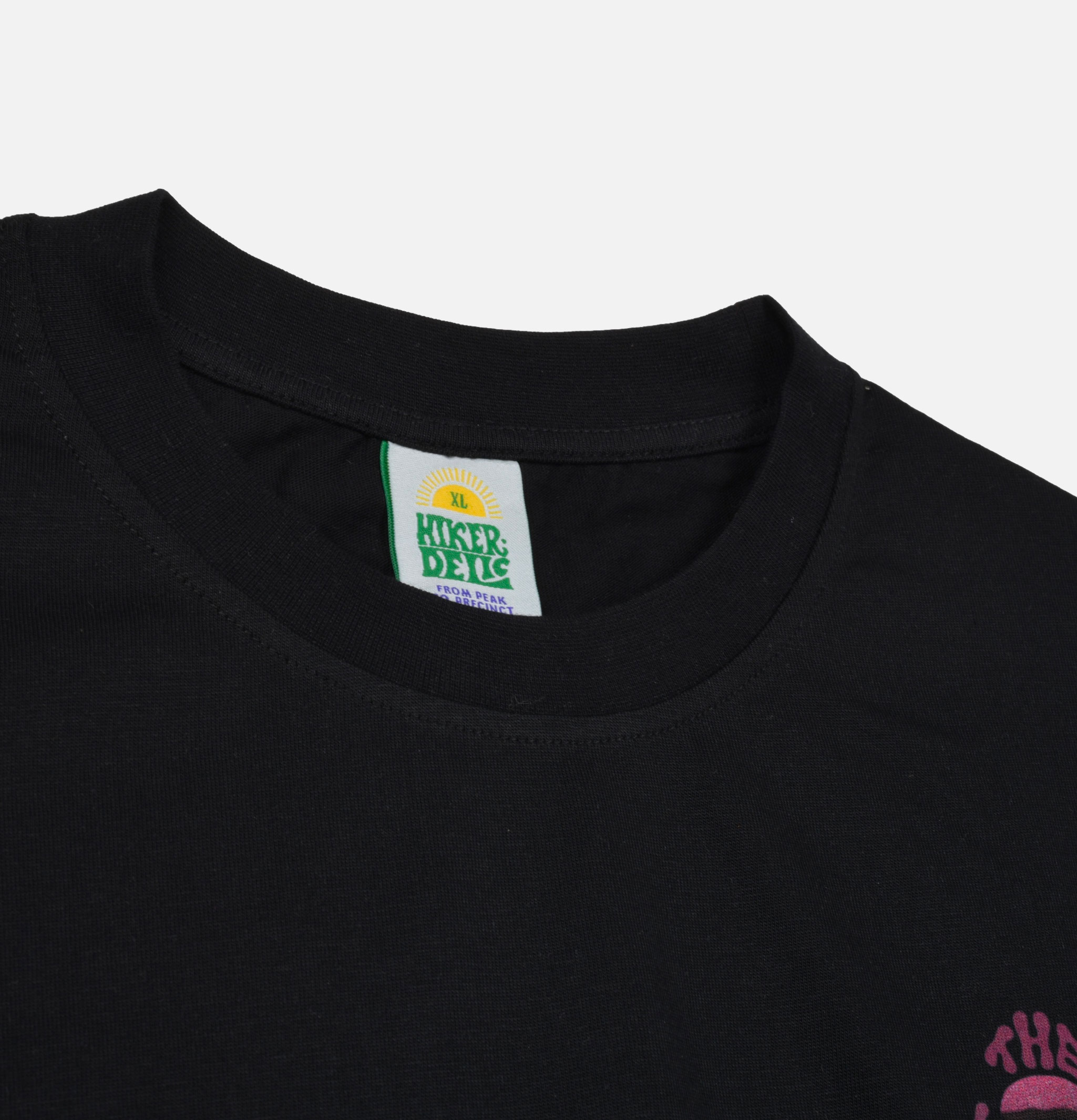 Hikerdelic T-shirt Consult The Mushroom Noir