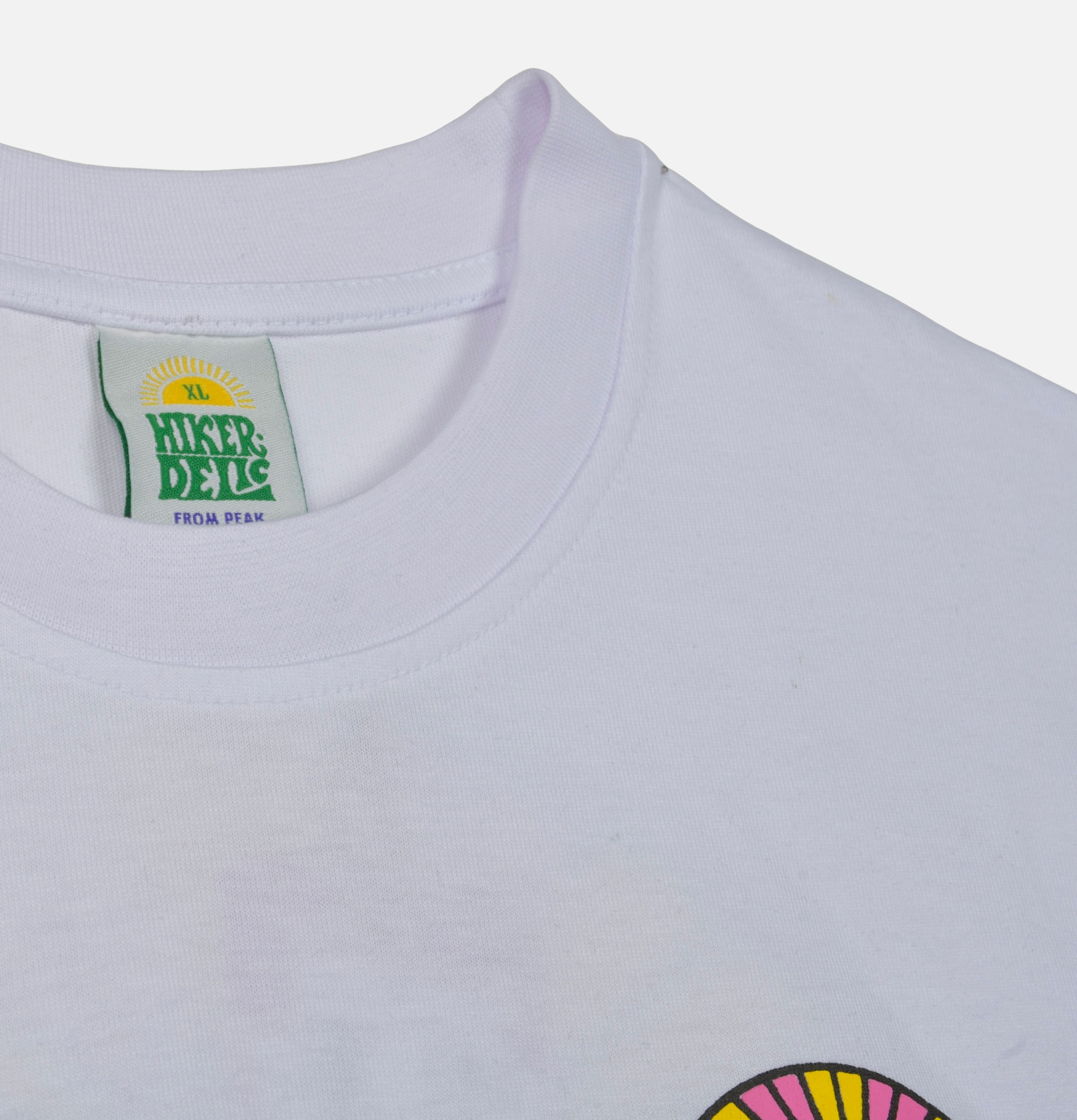 Hikerdelic Orginal Logo Tee Blanc