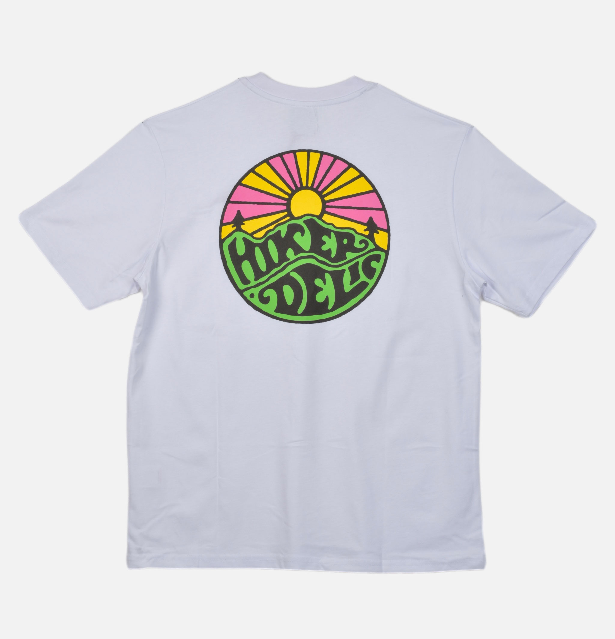 Hikerdelic Orginal Logo Tee Blanc