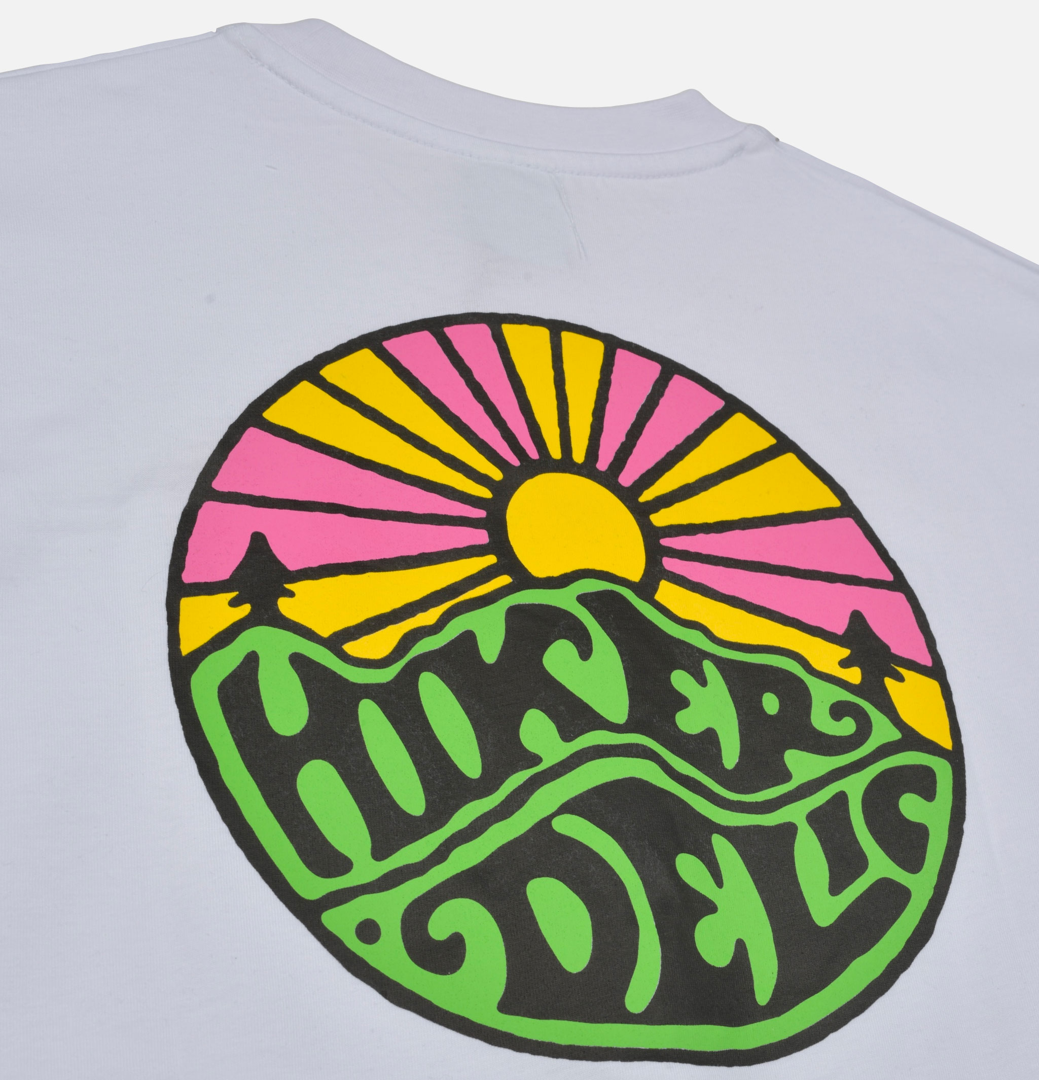 Hikerdelic Orginal Logo Tee Blanc