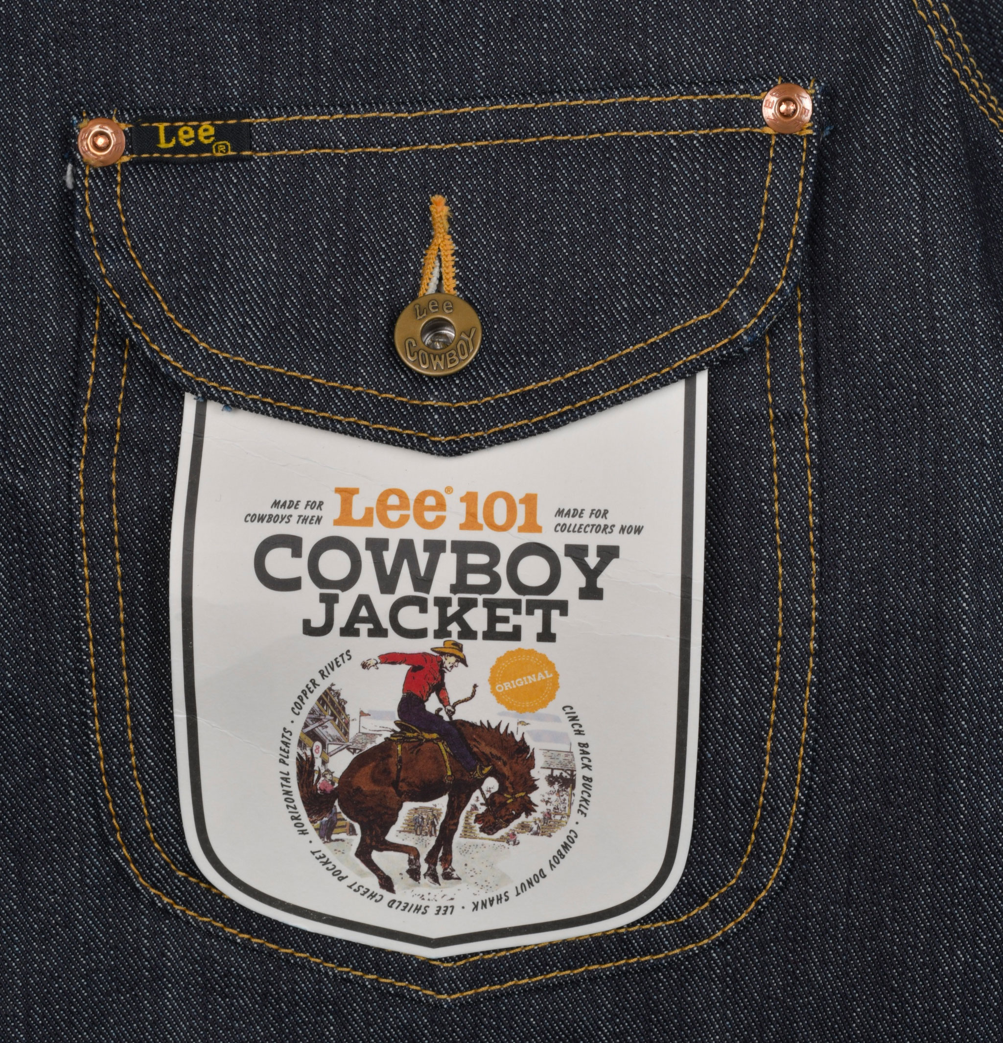 Lee 101 Boxy Cowboy Jacket Dry Blue