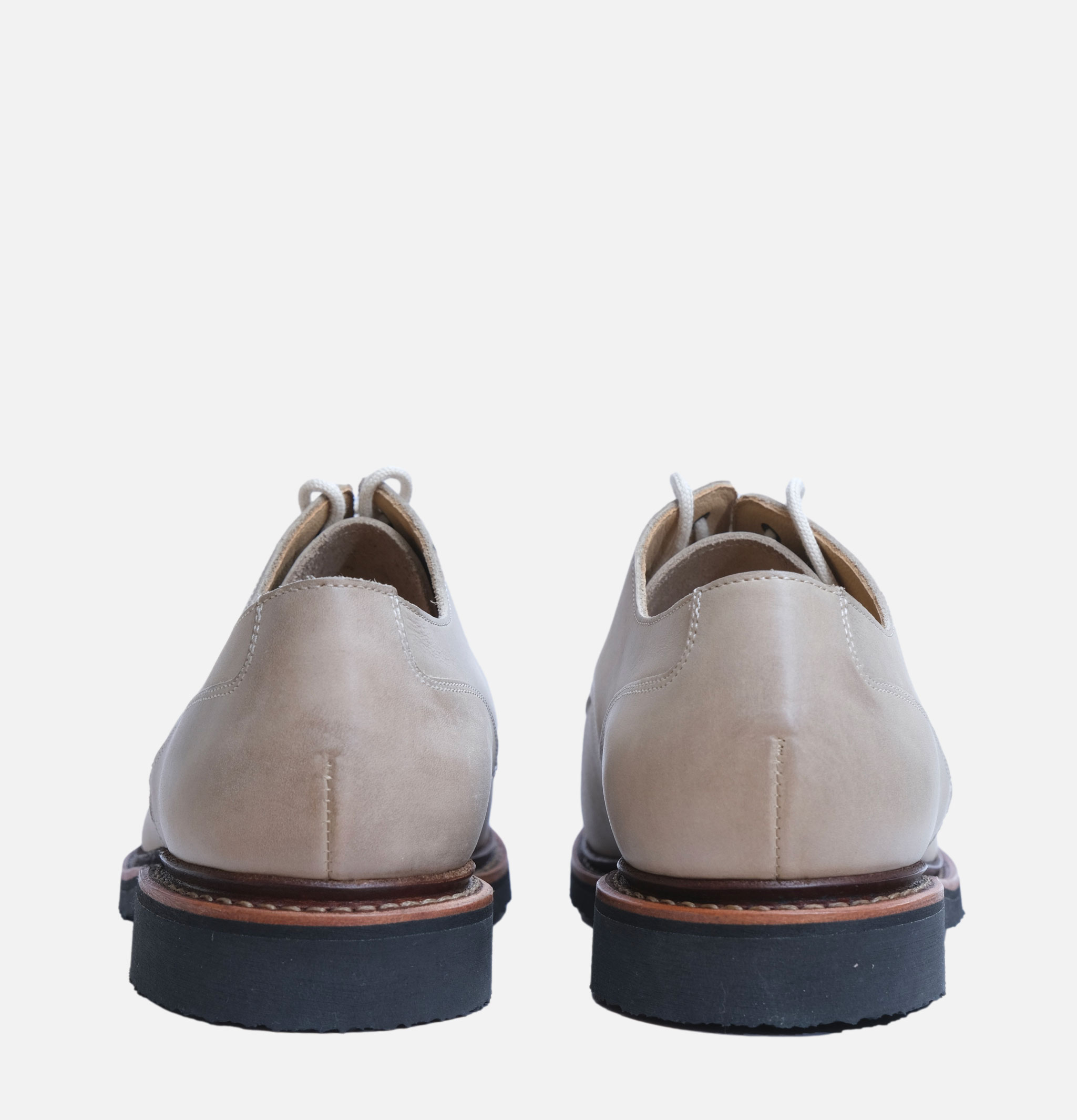 Paraboot Derbies Amboise en Cuir de Veau Lis Neige