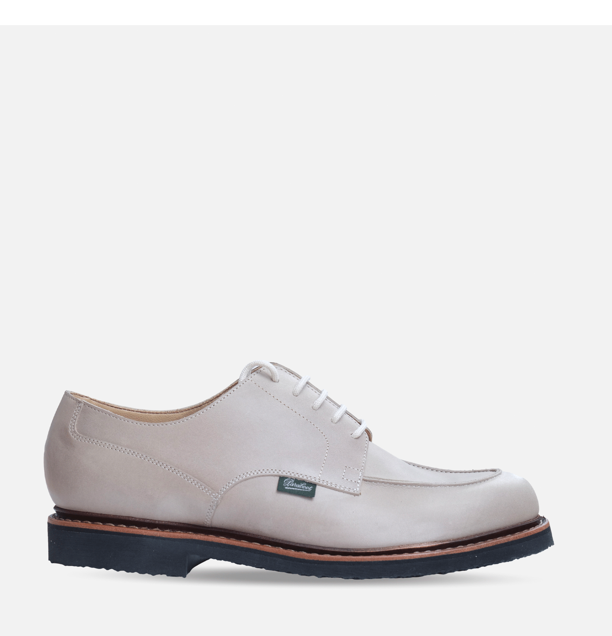 Paraboot Derbies Amboise en Cuir de Veau Lis Neige
